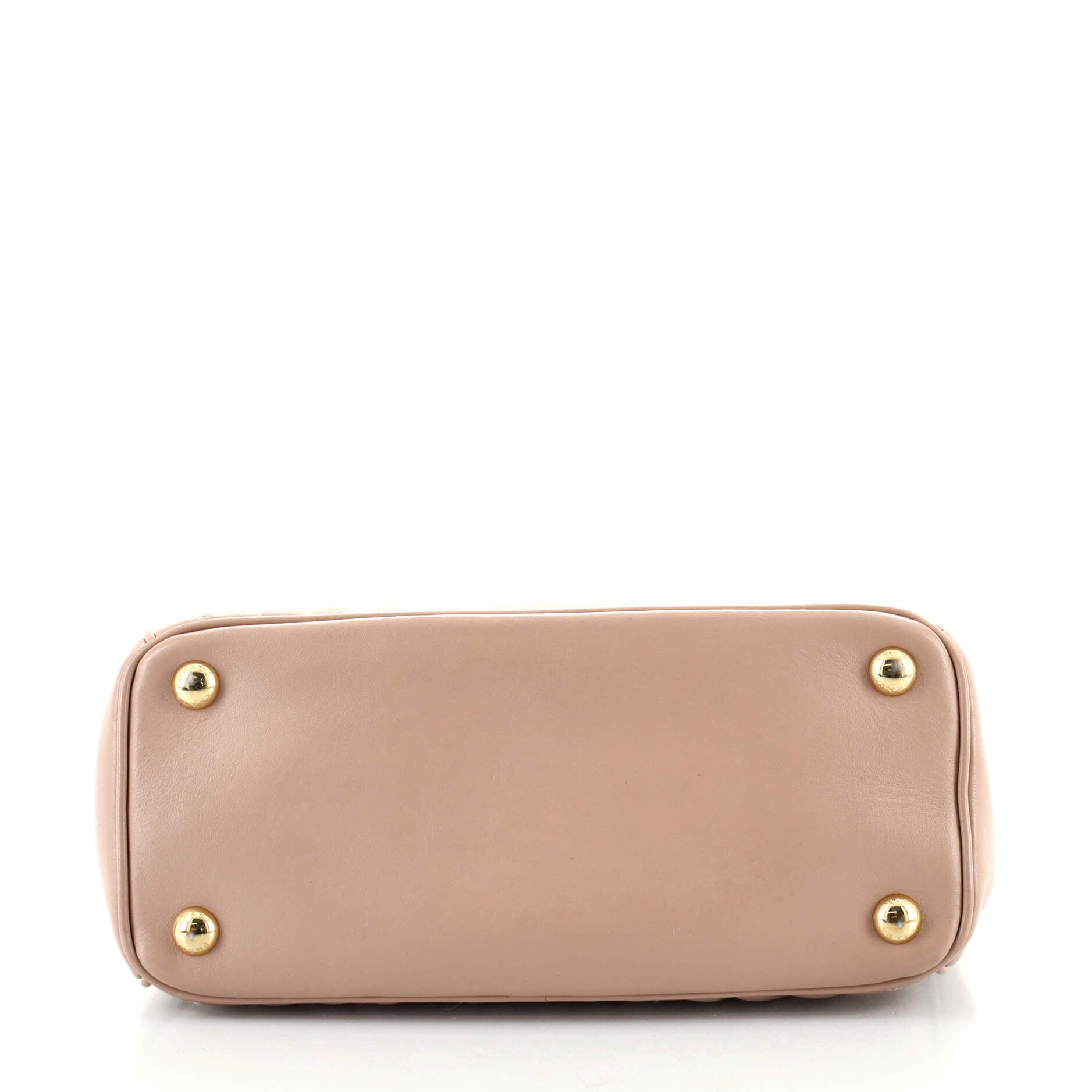 Double Zip Tote Diagramme Quilted Leather Mini