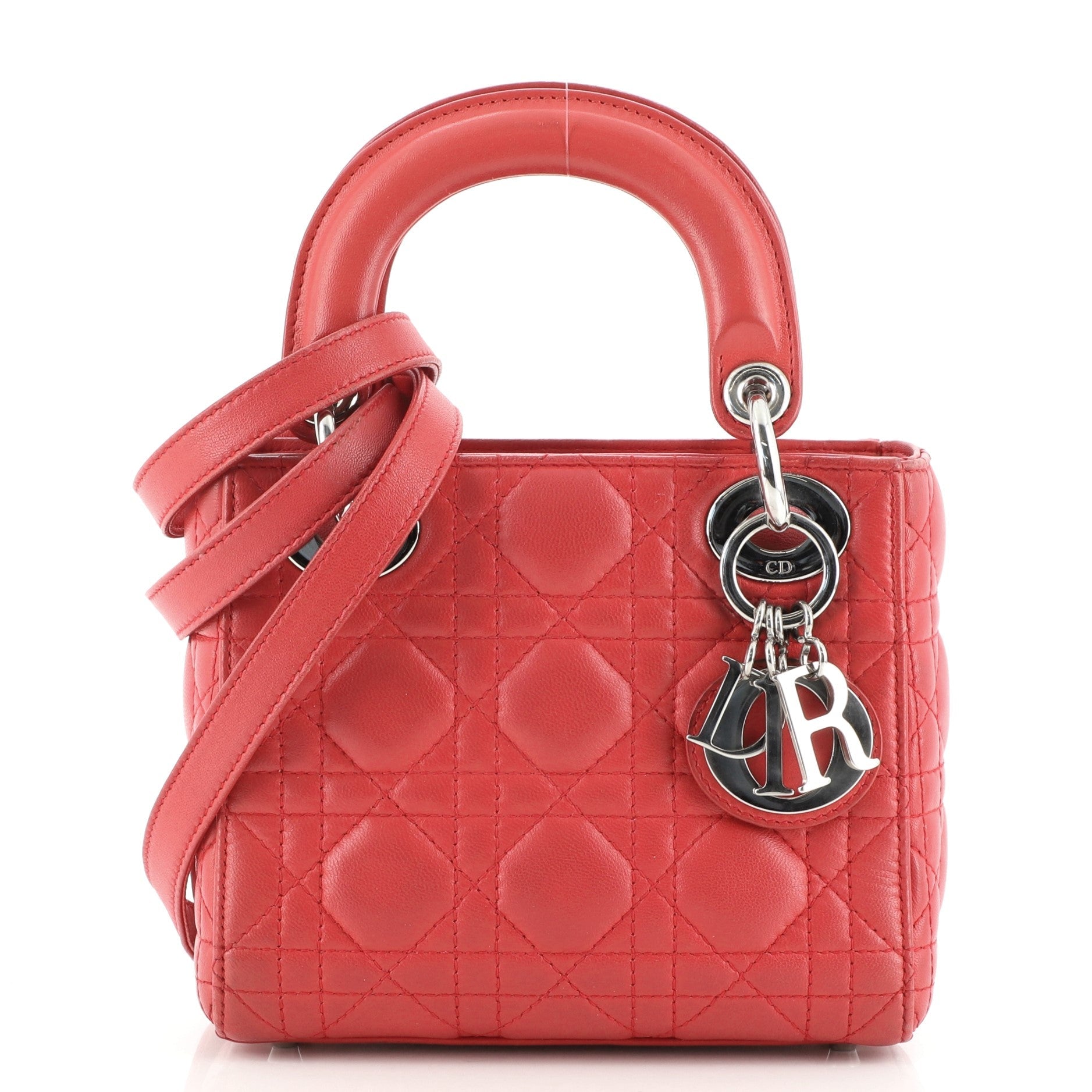 Lady Dior Bag Cannage Quilt Lambskin Mini