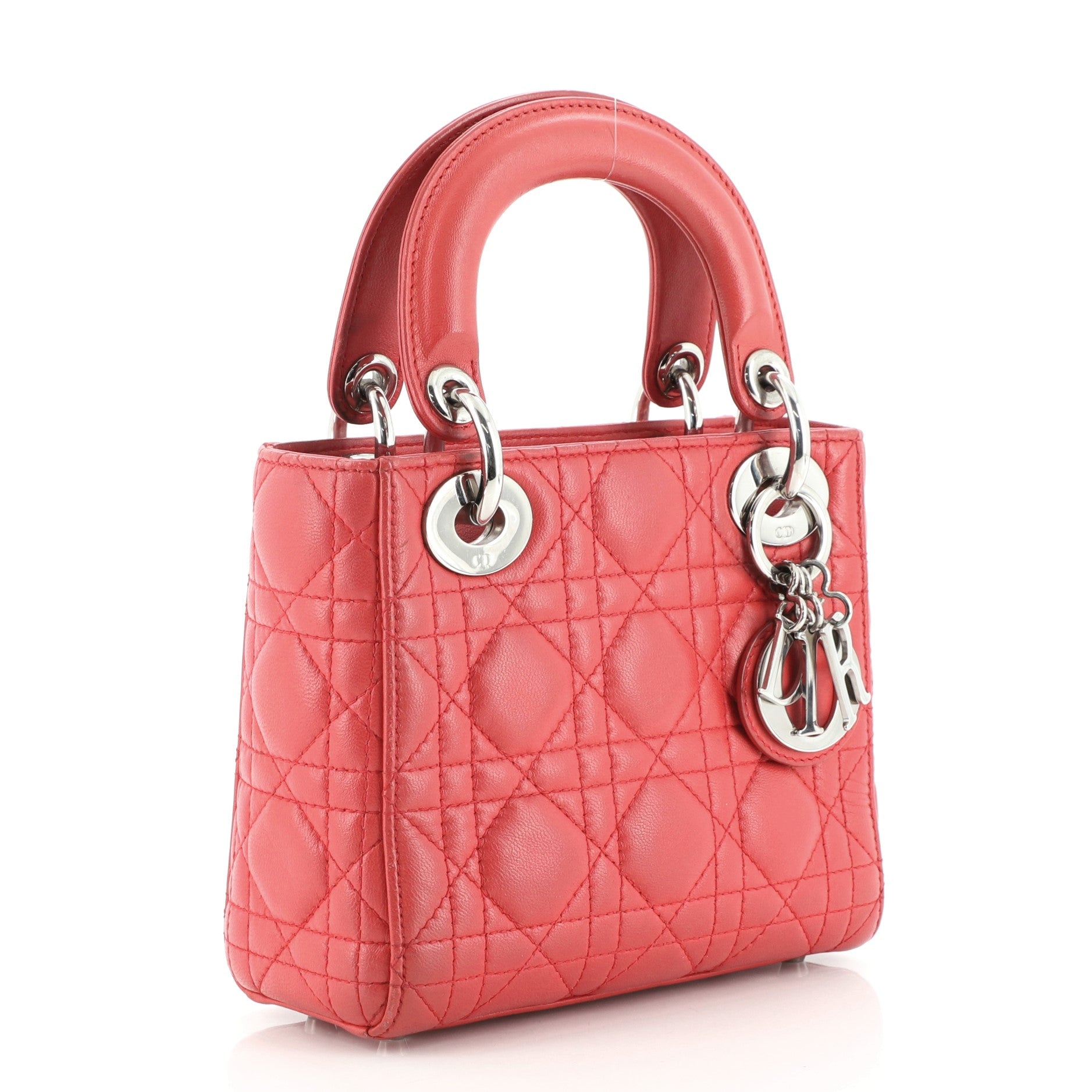 Lady Dior Bag Cannage Quilt Lambskin Mini