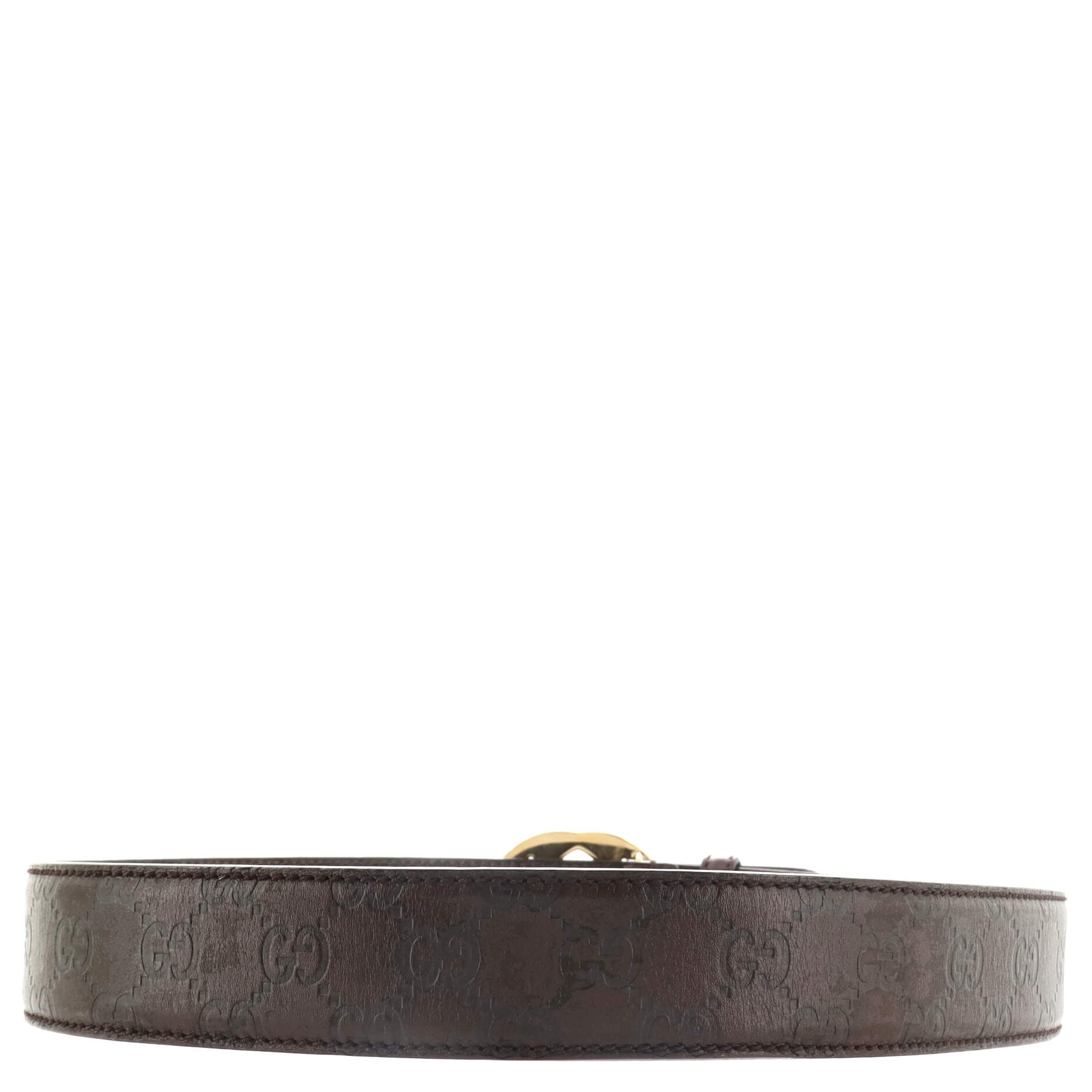 Interlocking G Belt Guccissima Leather Wide 80