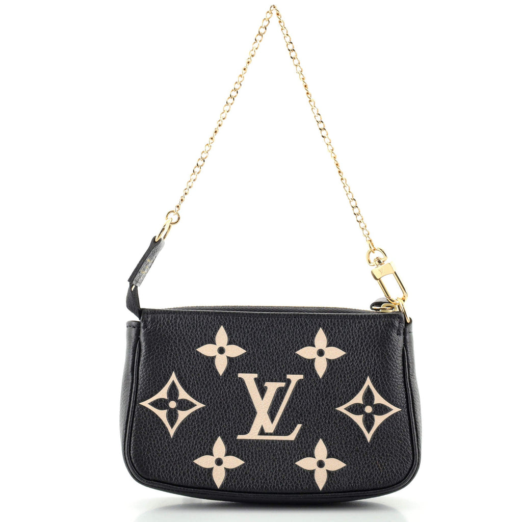 Pochette Accessoires Bicolor Monogram Empreinte Giant Mini