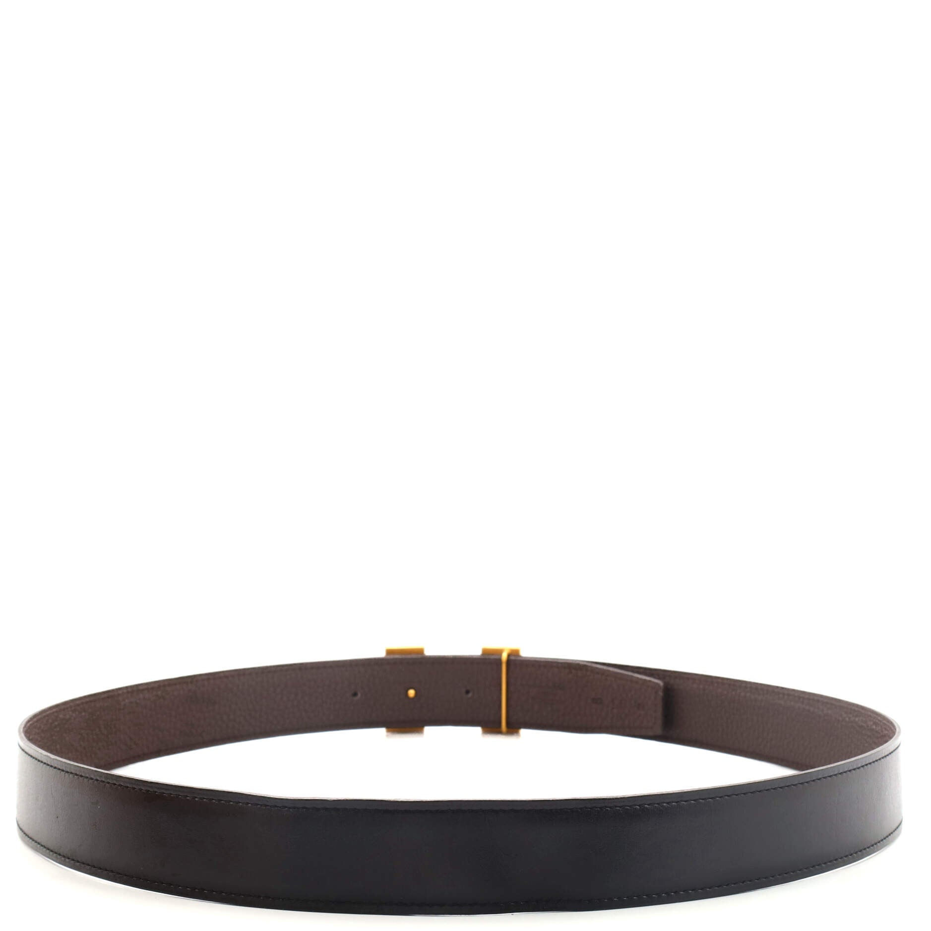 Constance Reversible Belt Leather with Guilloche Hardware Medium 95