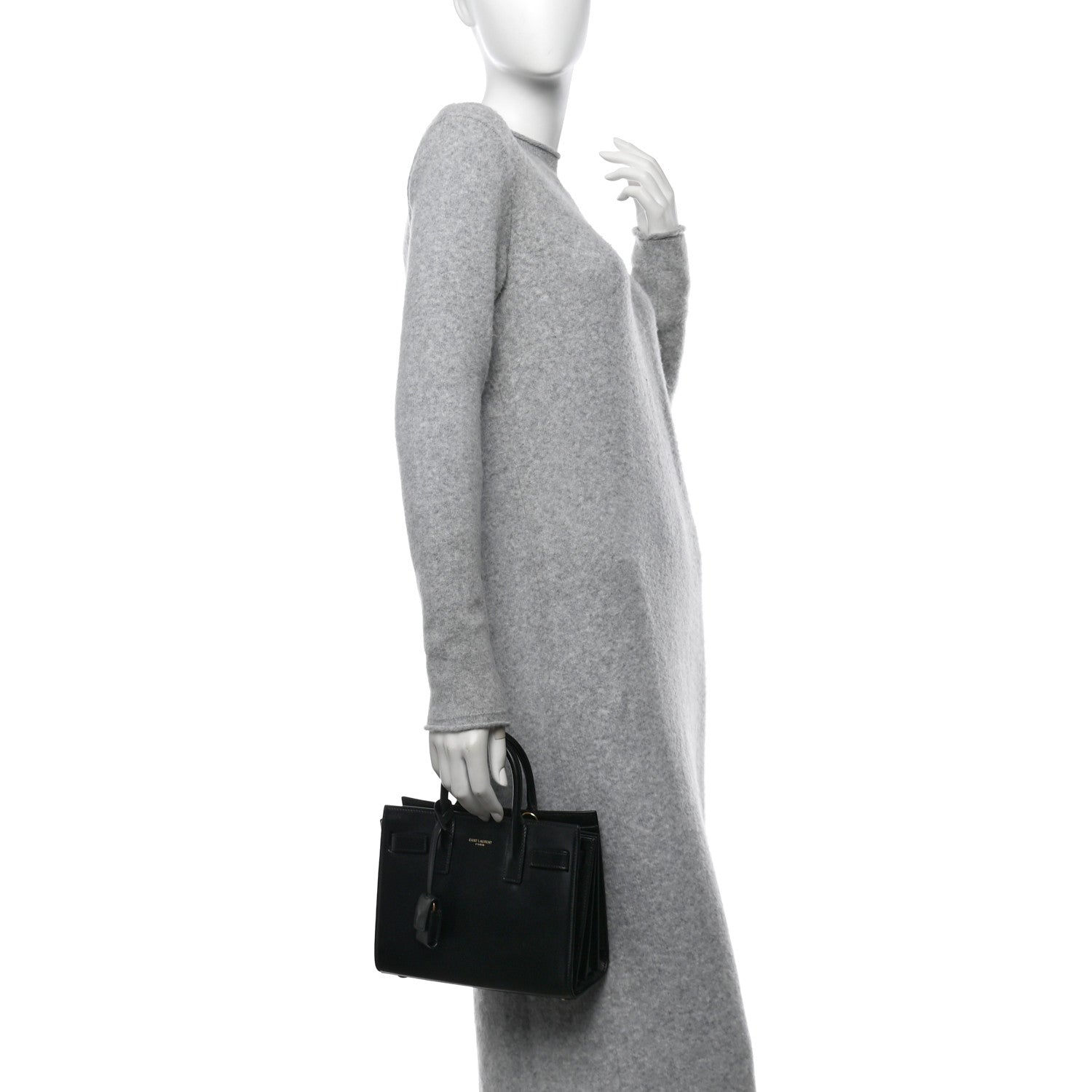 Calfskin Nano Sac De Jour Black
