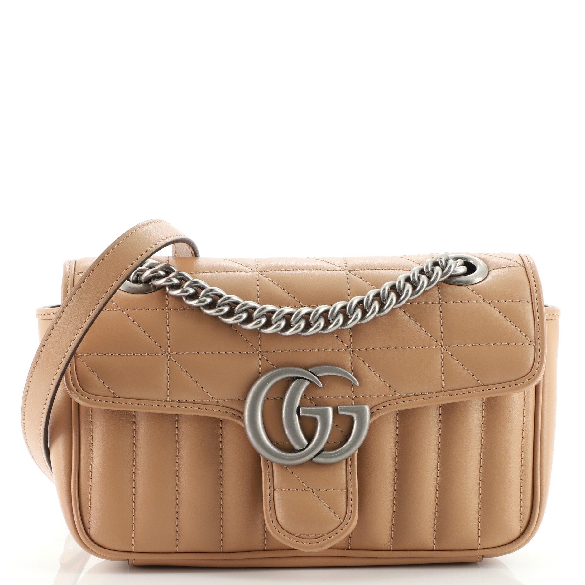 GG Marmont Flap Bag Matelasse Leather Mini