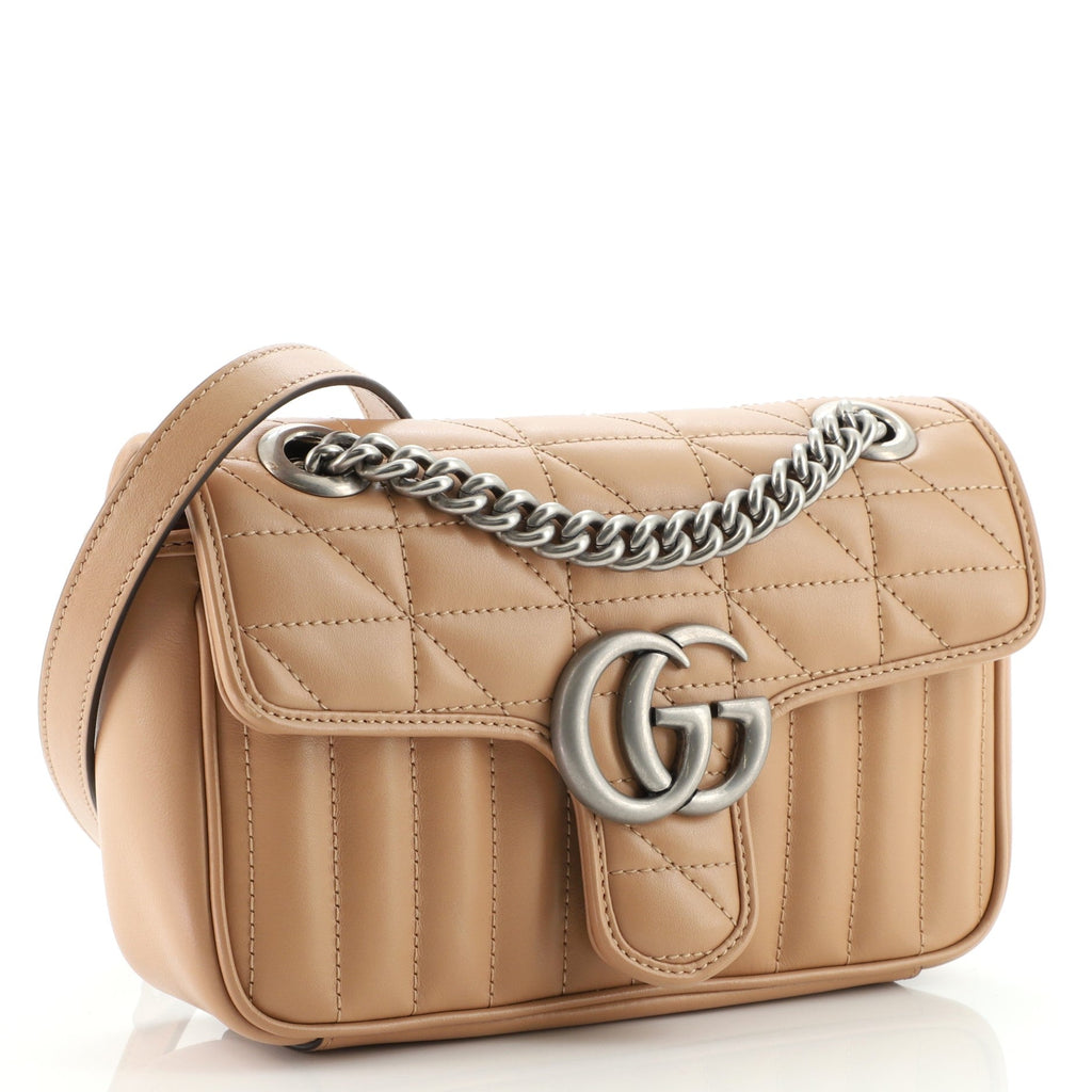 GG Marmont Flap Bag Matelasse Leather Mini