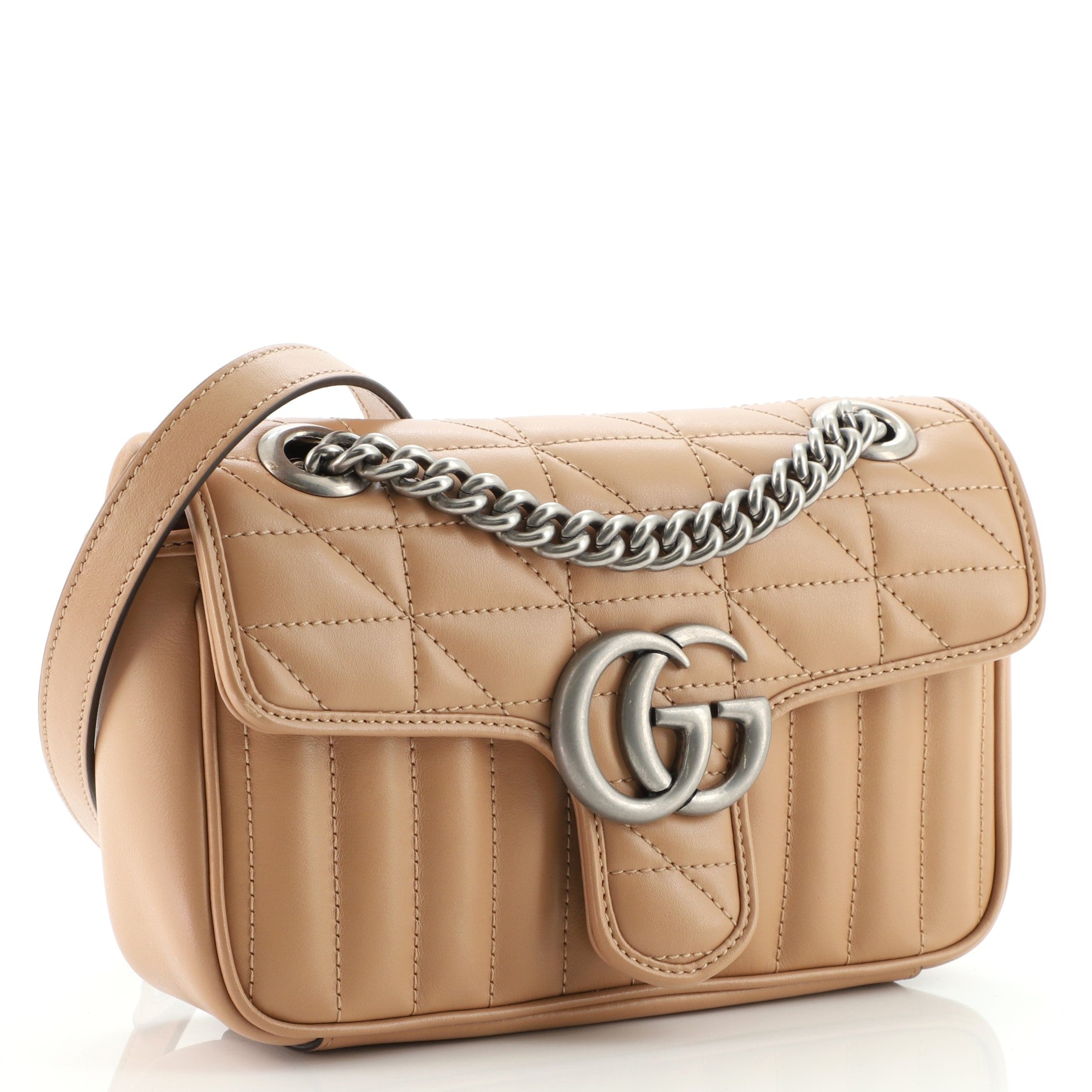 GG Marmont Flap Bag Matelasse Leather Mini