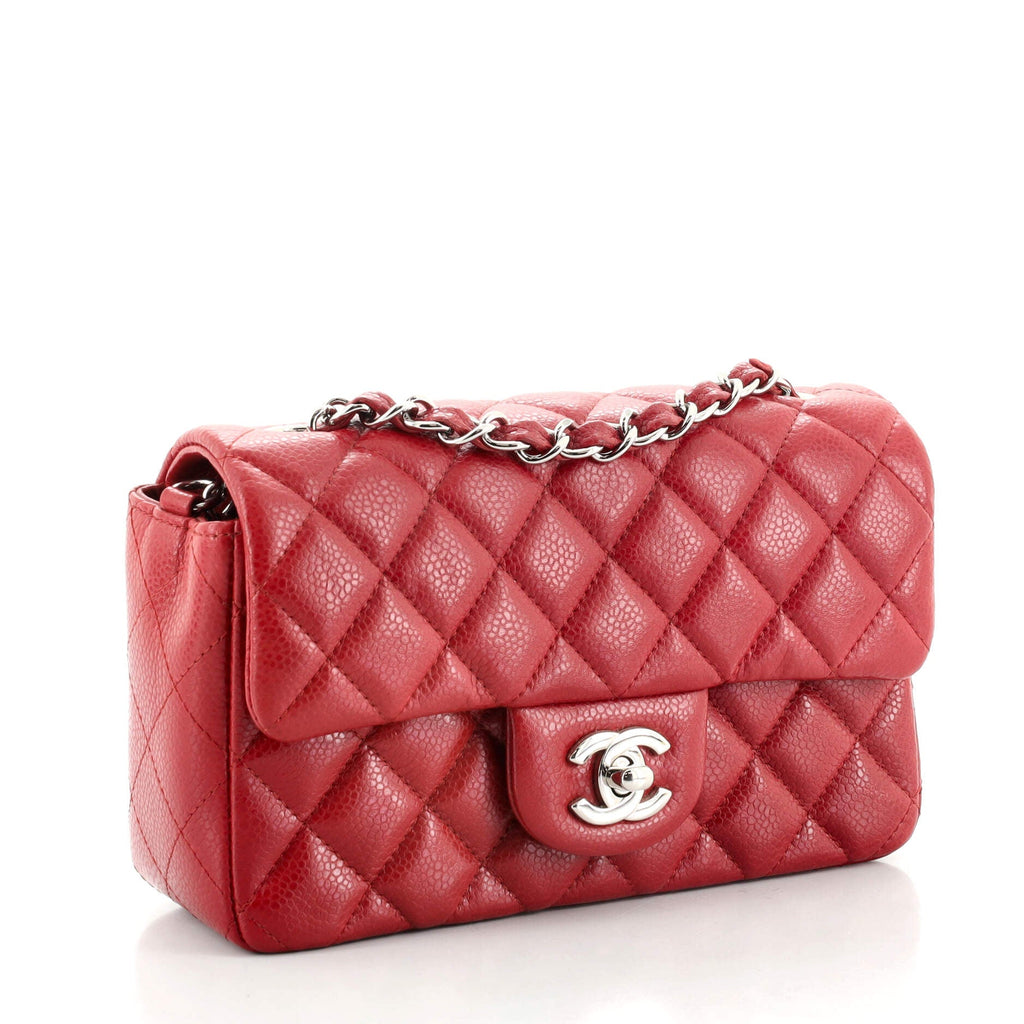 Classic Single Flap Bag Quilted Caviar Mini