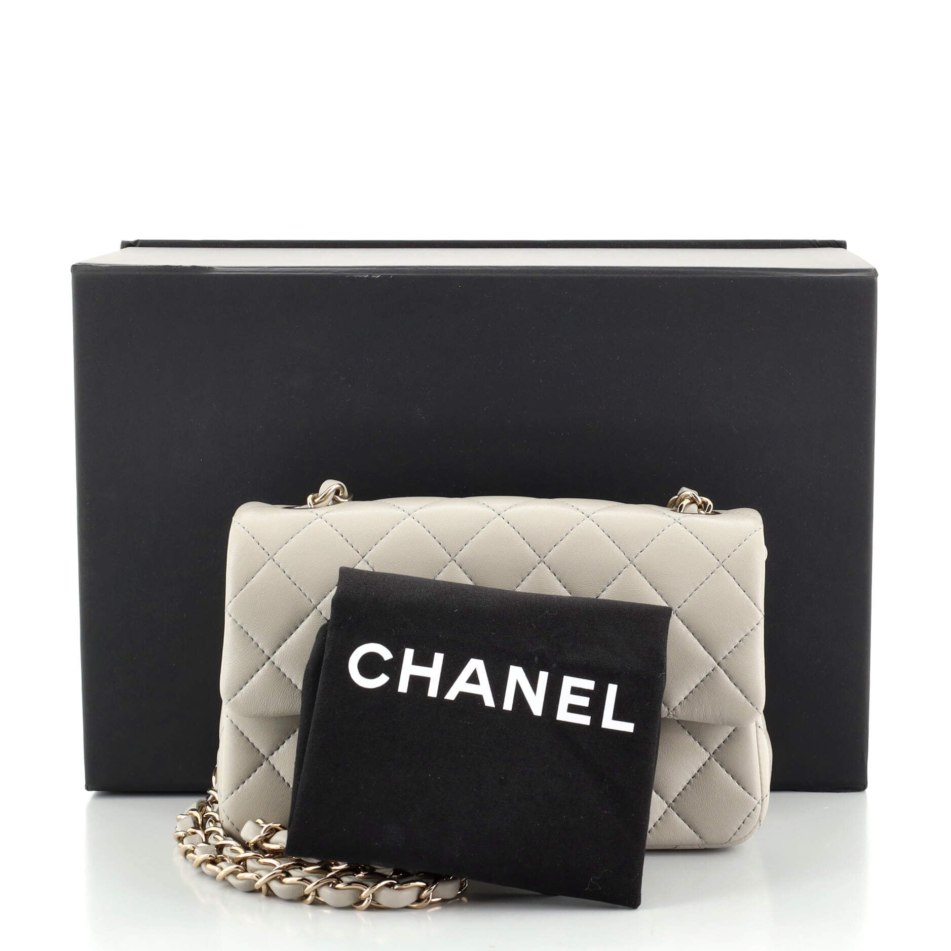 Classic Single Flap Bag Quilted Lambskin Mini