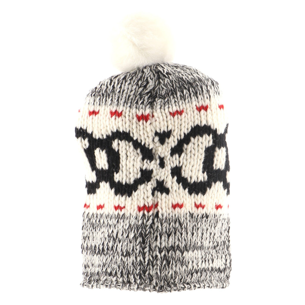 Multi CC Pom Pom Beanie Wool and Shearling XXL