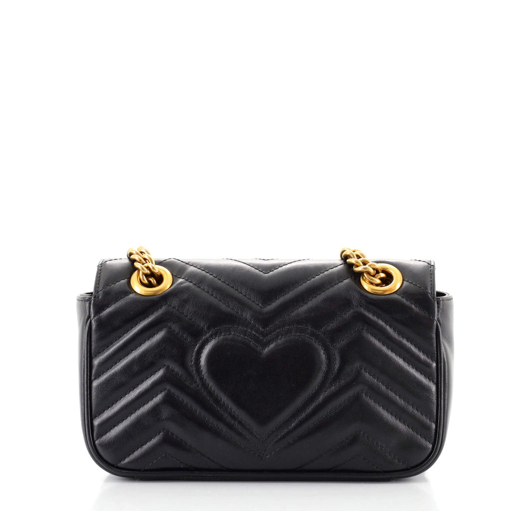 GG Marmont Flap Bag Matelasse Leather Mini
