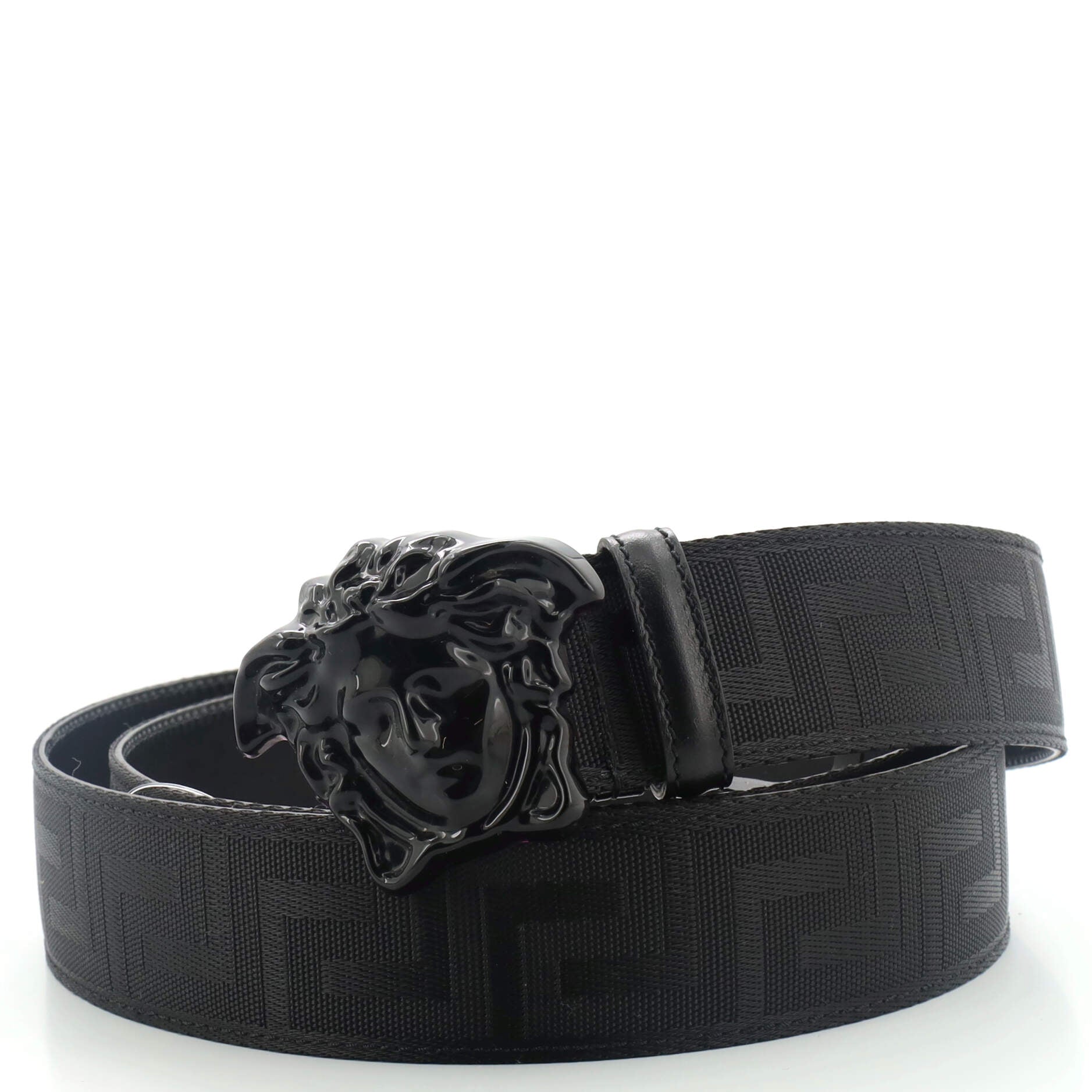 Medusa Buckle Belt Nylon Wide 115