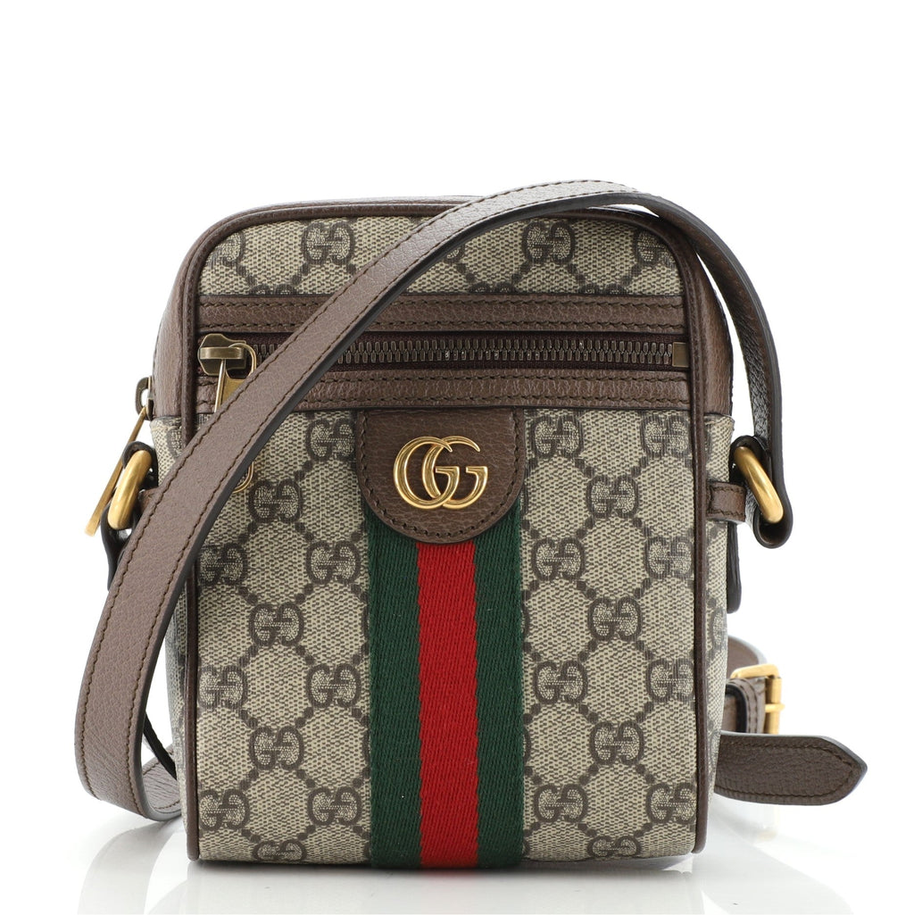 Ophidia Messenger Bag GG Coated Canvas Mini