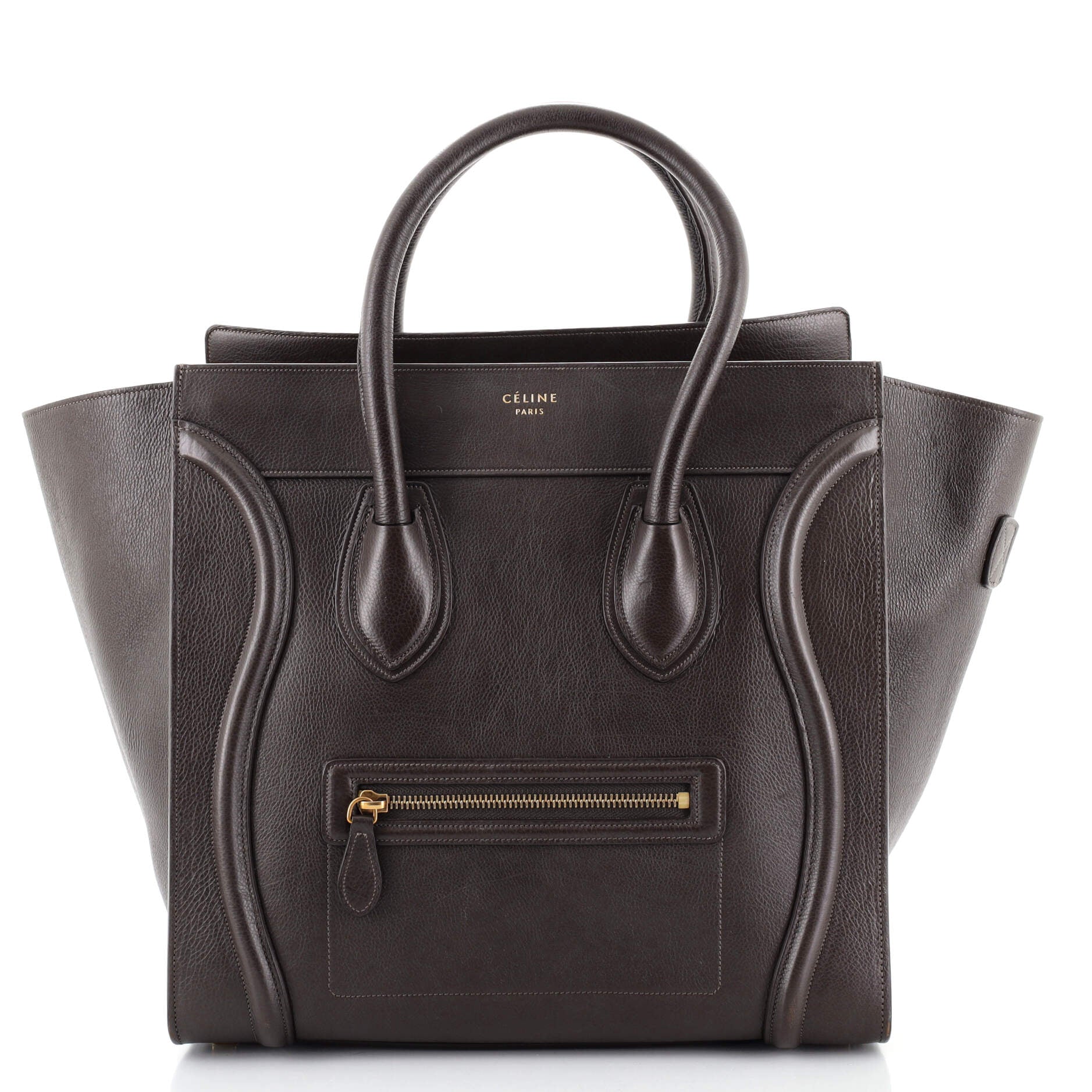 Luggage Bag Grainy Leather Mini