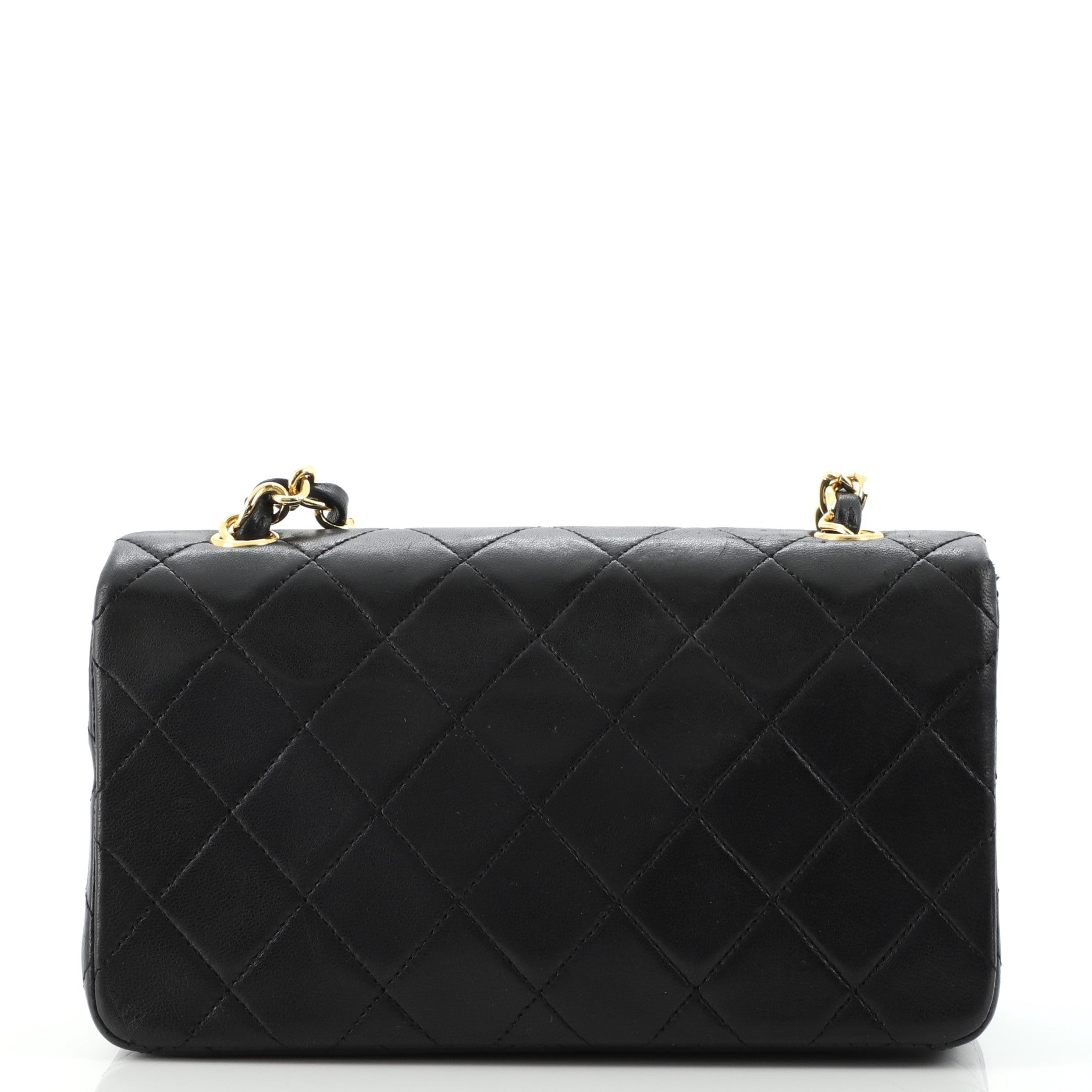 Vintage Full Flap Bag Quilted Lambskin Mini