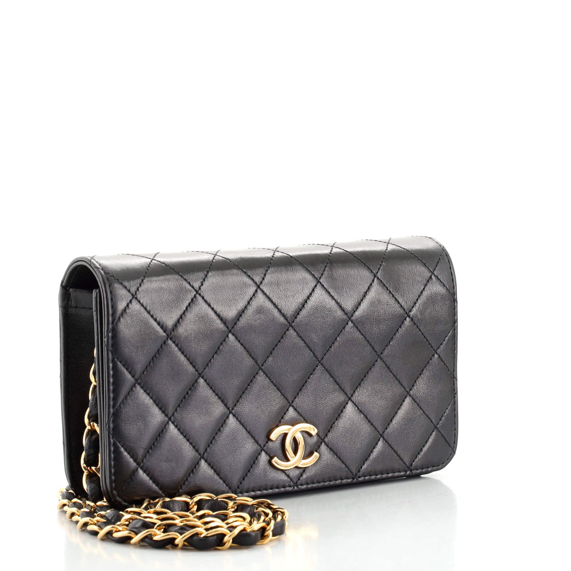 Vintage Full Flap Bag Quilted Lambskin Mini