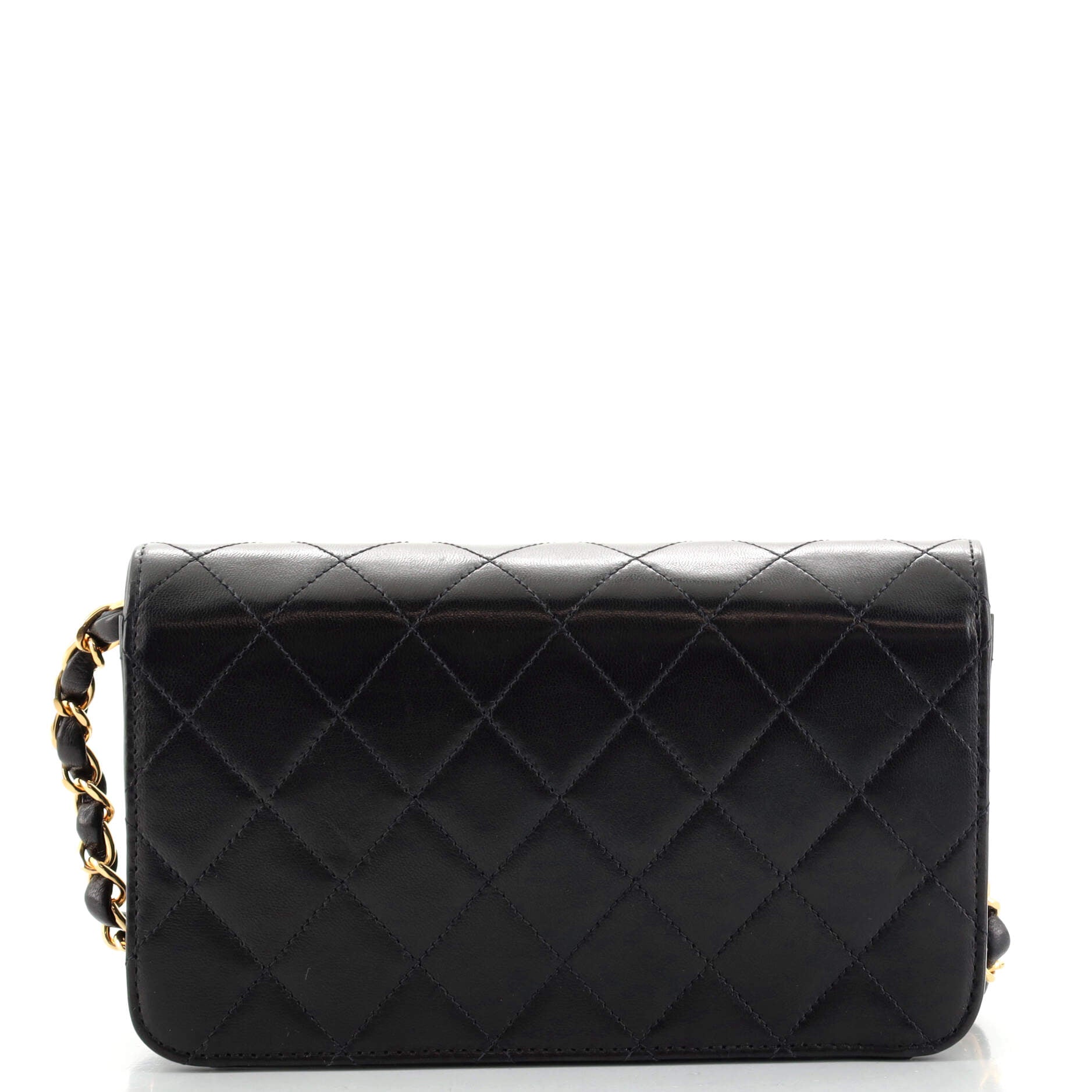 Vintage Full Flap Bag Quilted Lambskin Mini