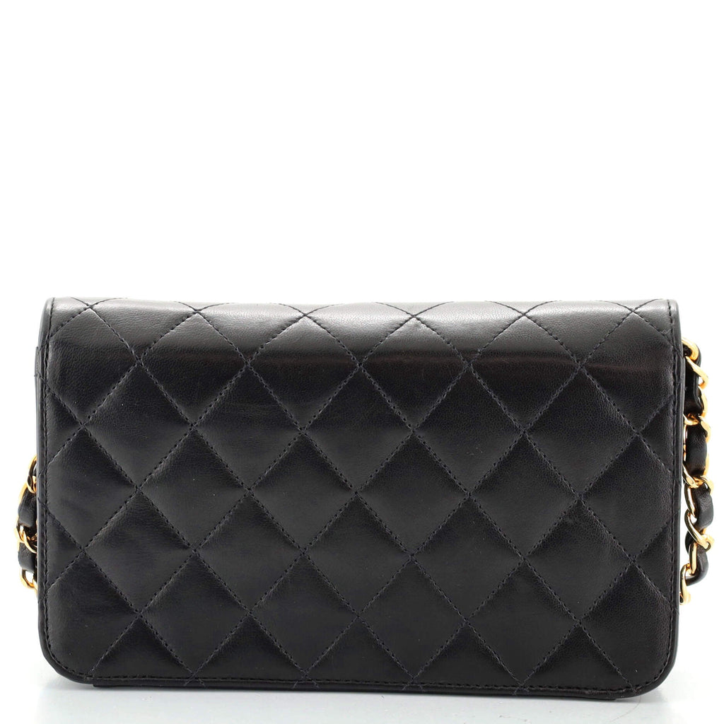 Vintage Full Flap Bag Quilted Lambskin Mini
