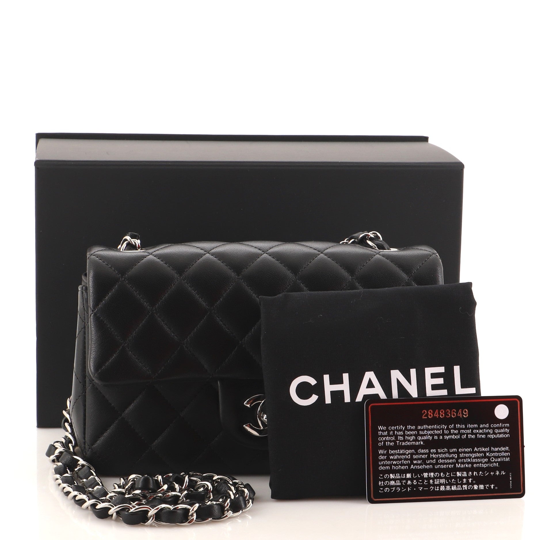 Classic Single Flap Bag Quilted Lambskin Mini