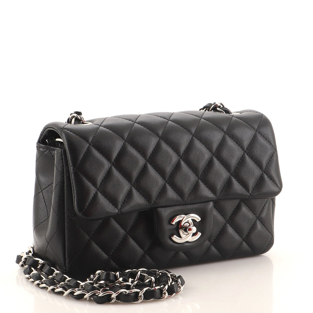 Classic Single Flap Bag Quilted Lambskin Mini