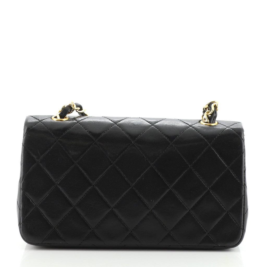 Vintage Full Flap Bag Quilted Lambskin Mini