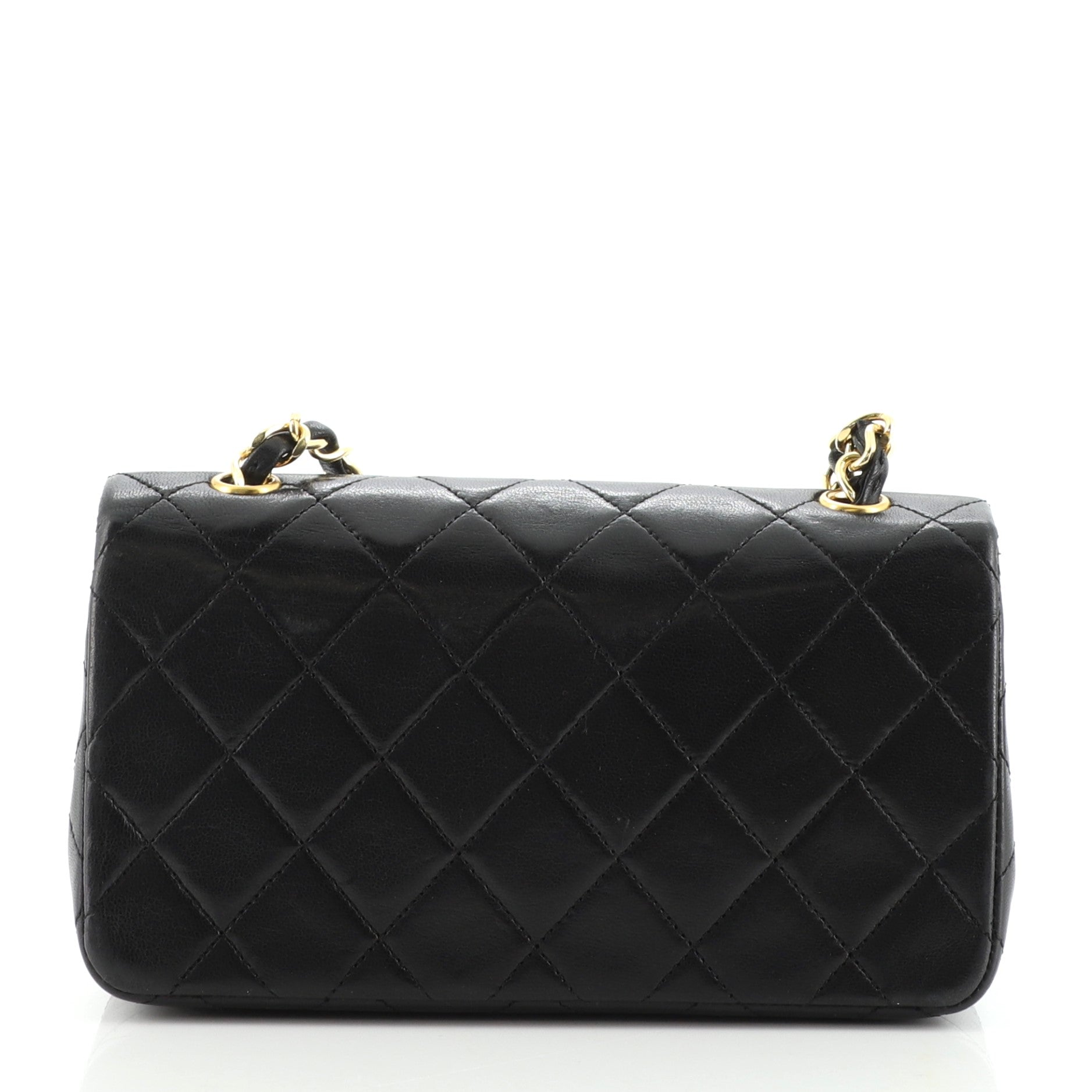 Vintage Full Flap Bag Quilted Lambskin Mini