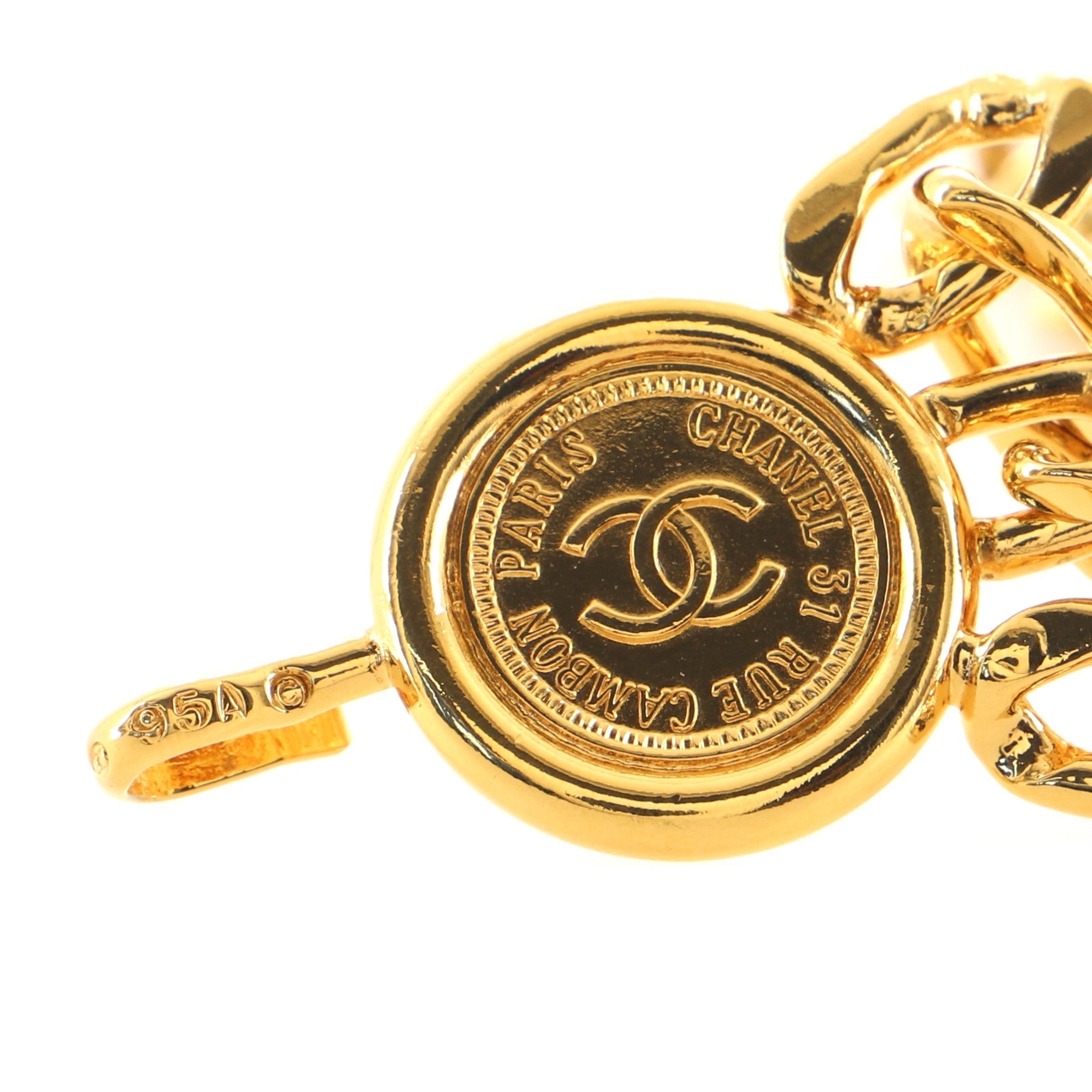 Vintage Medallion Multichain Belt Metal 0