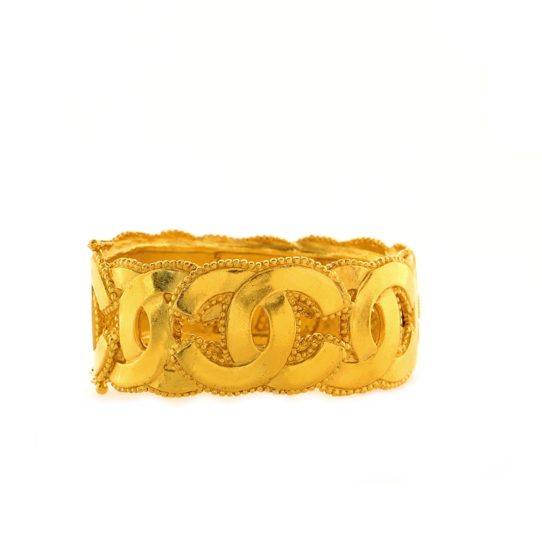 CC Cut-Out Cuff Bracelet Metal Medium
