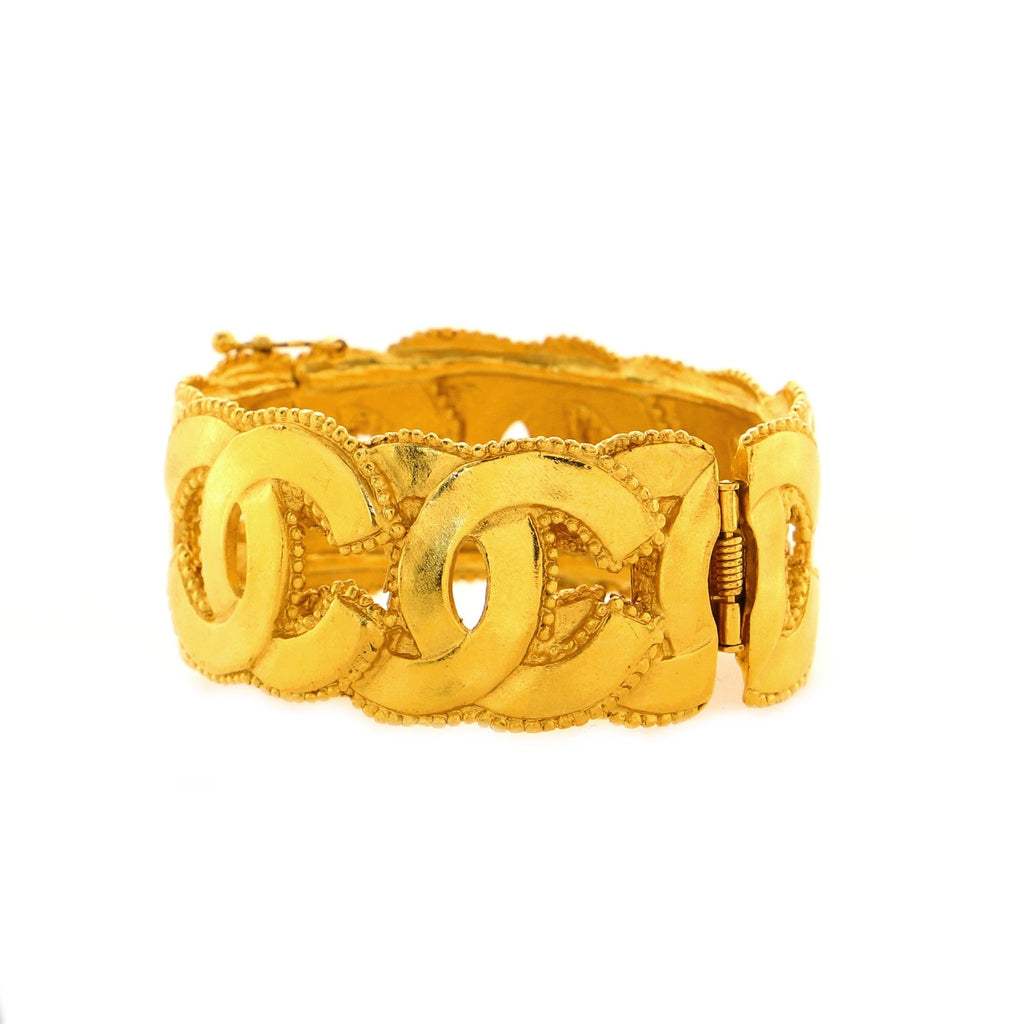CC Cut-Out Cuff Bracelet Metal Medium