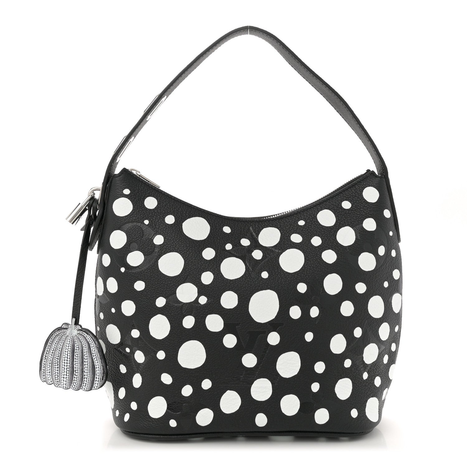 LV X YK Empreinte Marshmallow Hobo PM Black White