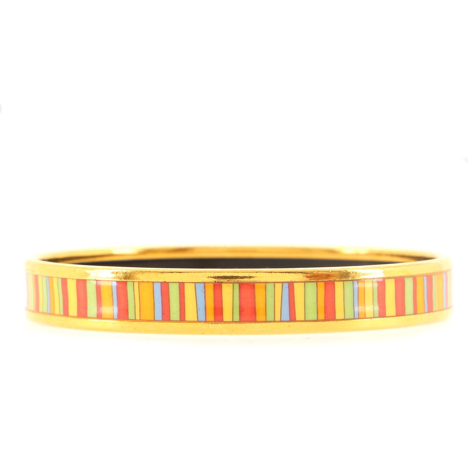 Bangle Bracelet Printed Enamel Narrow