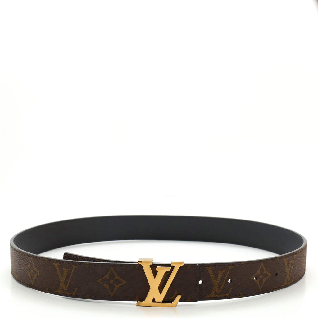 LV Initiales Reversible Belt Monogram Canvas and Leather Medium 80