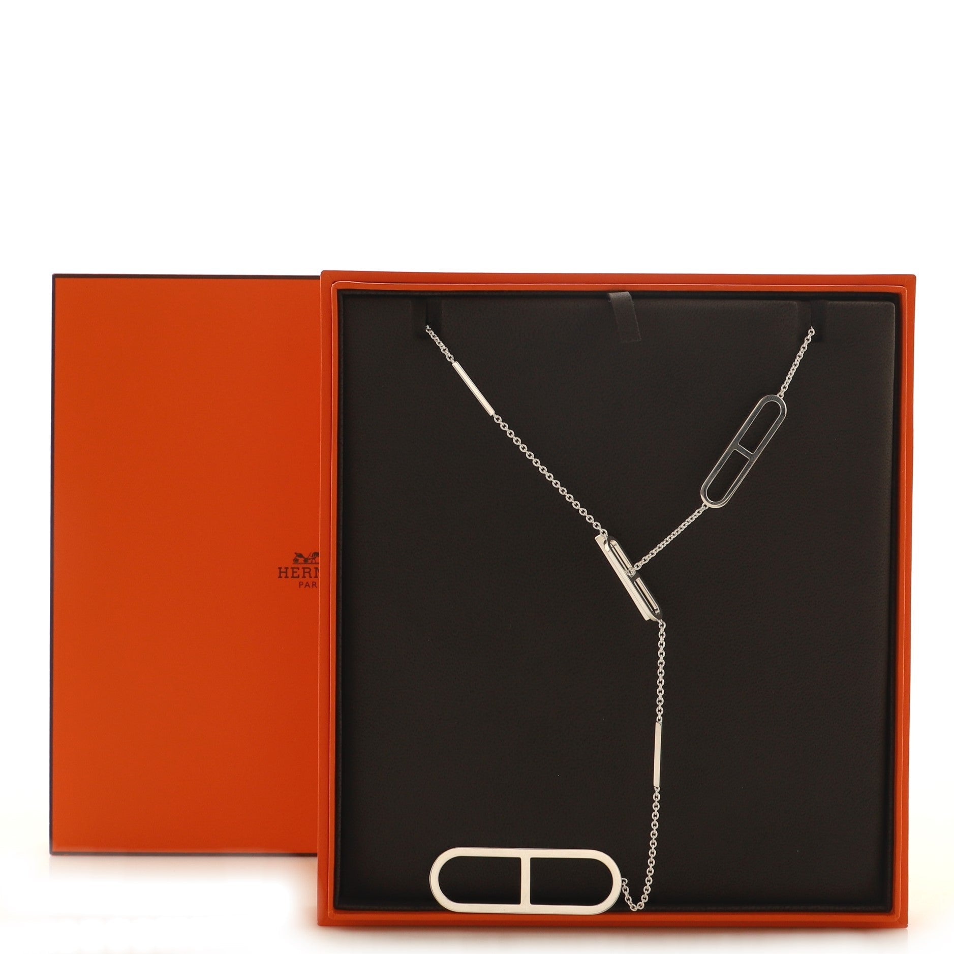 Ever Chaine d'Ancre Lariat Necklace Sterling Silver