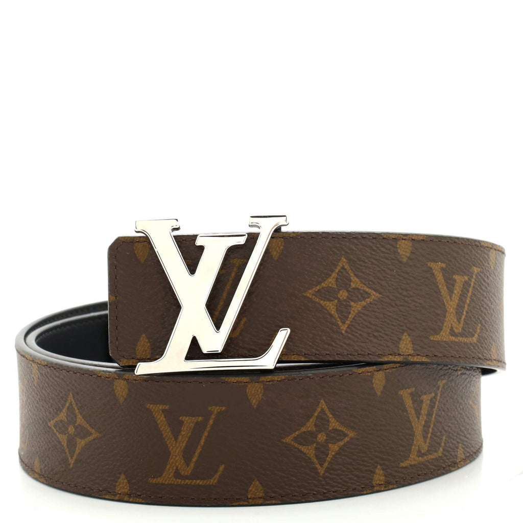 LV Initiales Reversible Belt Monogram Canvas and Leather Wide 105