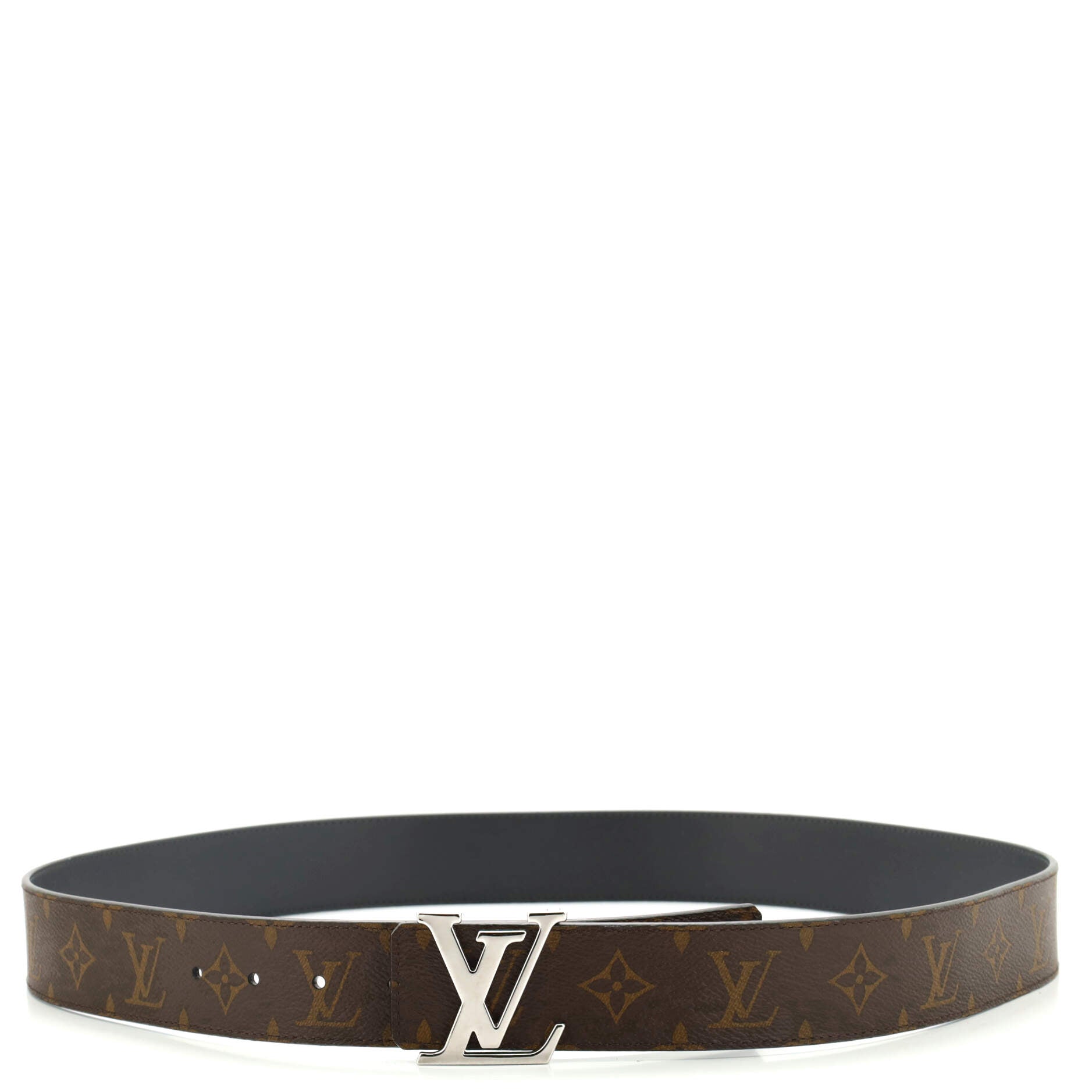 LV Initiales Reversible Belt Monogram Canvas and Leather Wide 105