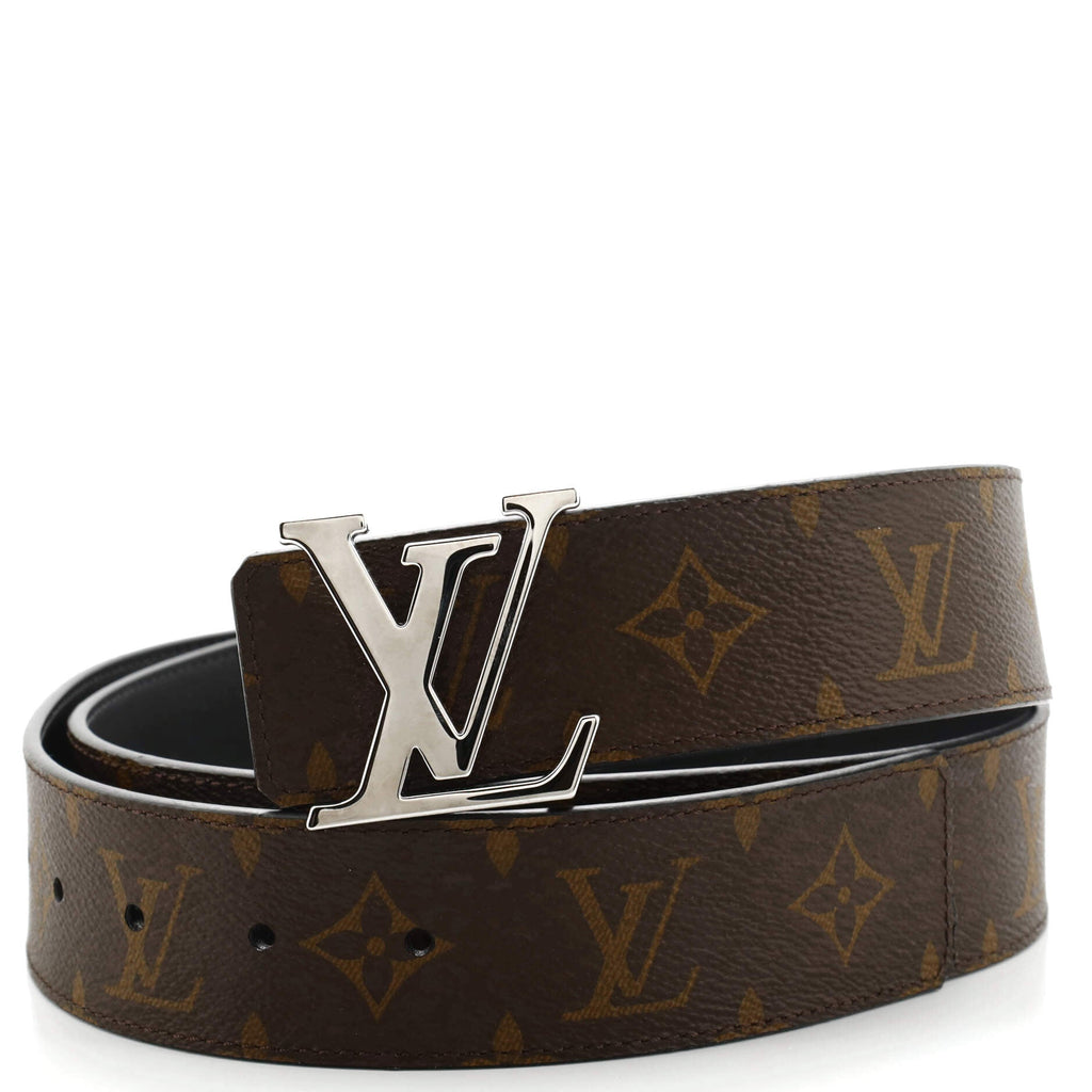 LV Initiales Reversible Belt Monogram Canvas and Leather Wide 105
