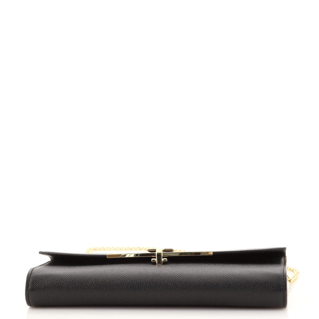 Gancini Clip Clutch Leather Mini