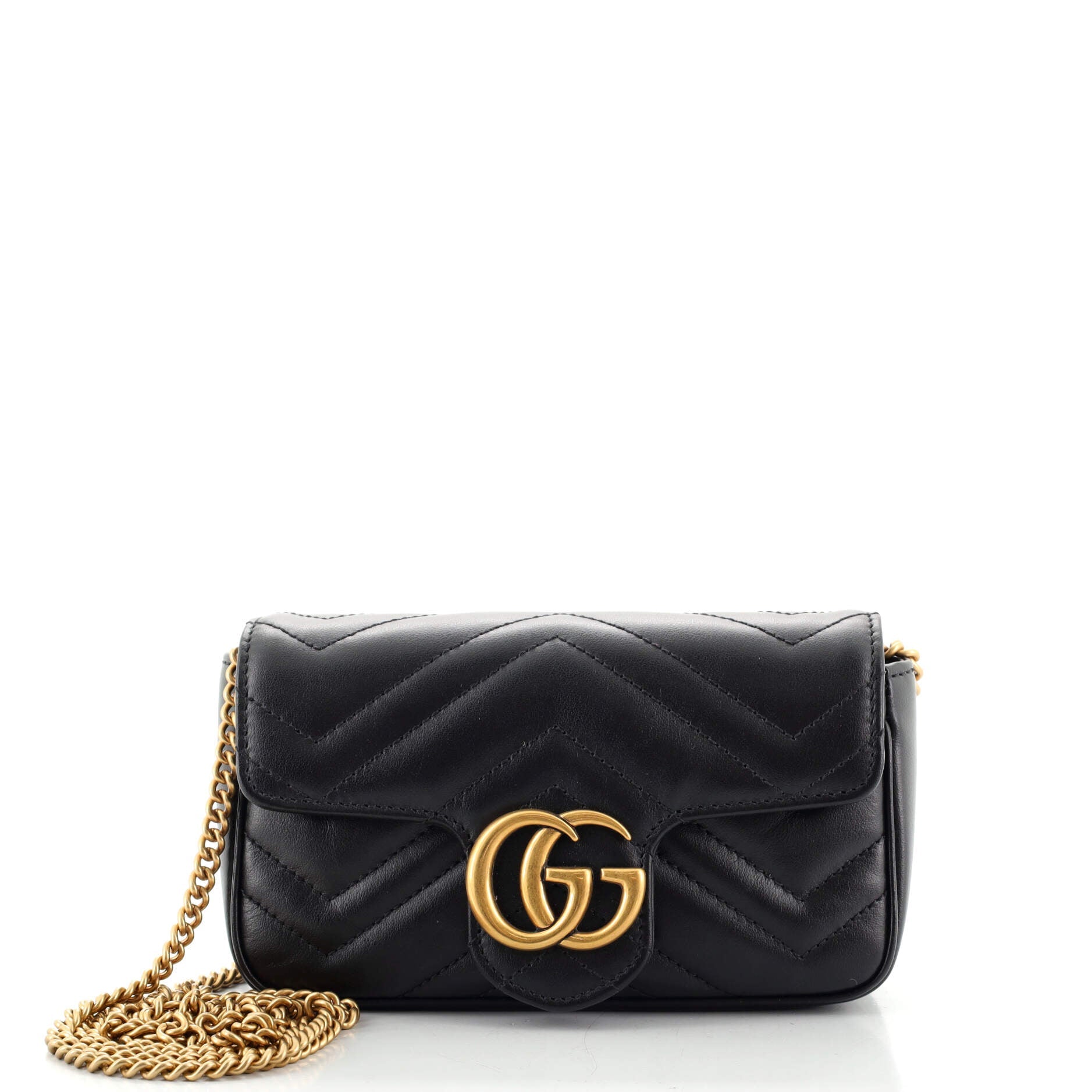 GG Marmont Flap Bag Matelasse Leather Super Mini