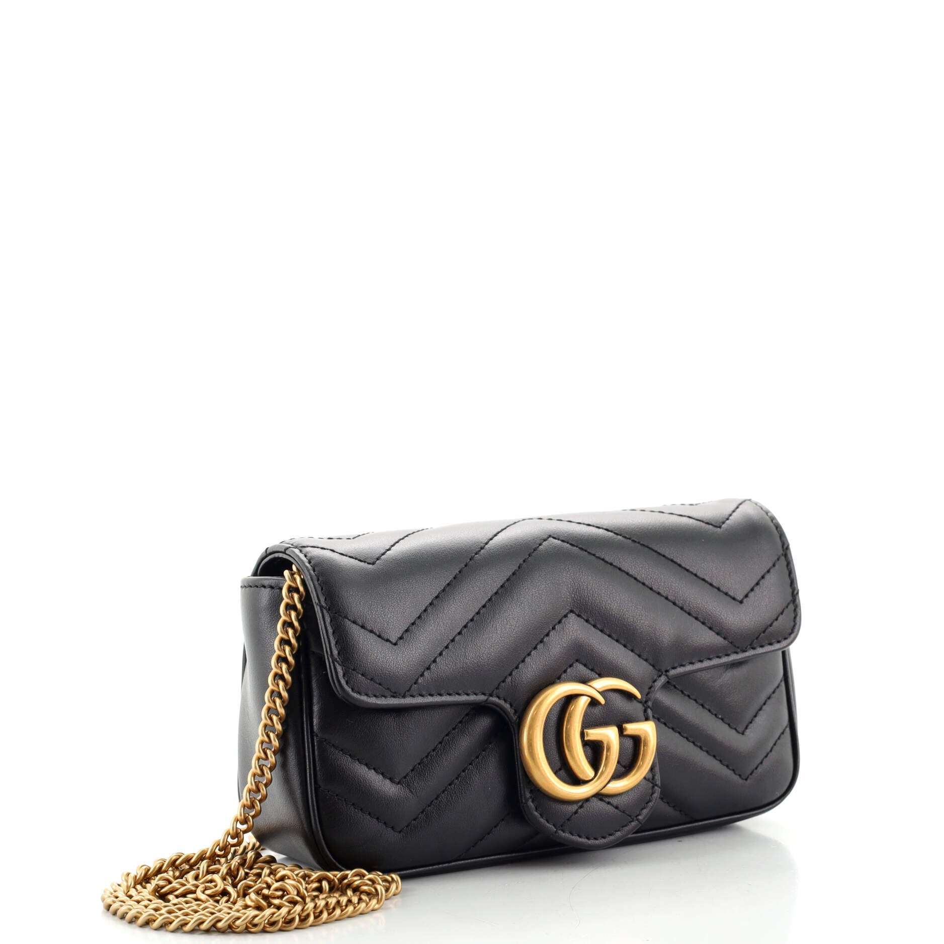 GG Marmont Flap Bag Matelasse Leather Super Mini