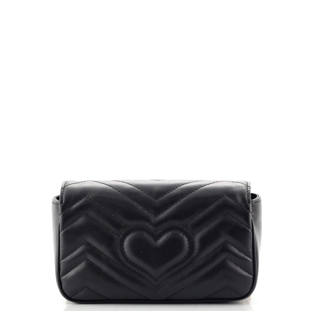 GG Marmont Flap Bag Matelasse Leather Super Mini