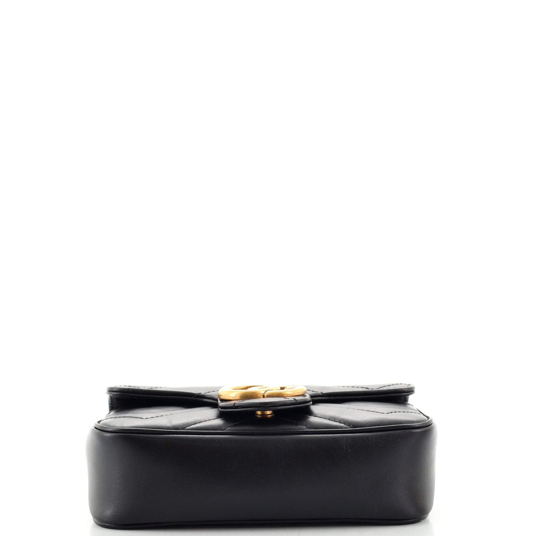 GG Marmont Flap Bag Matelasse Leather Super Mini
