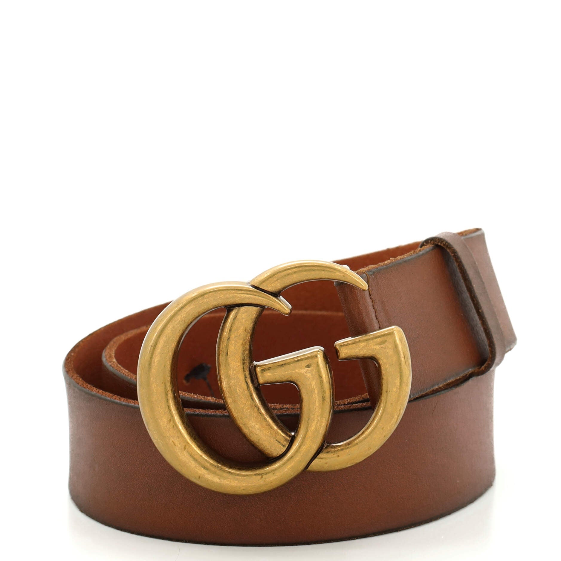 GG Marmont Belt Leather Wide 80