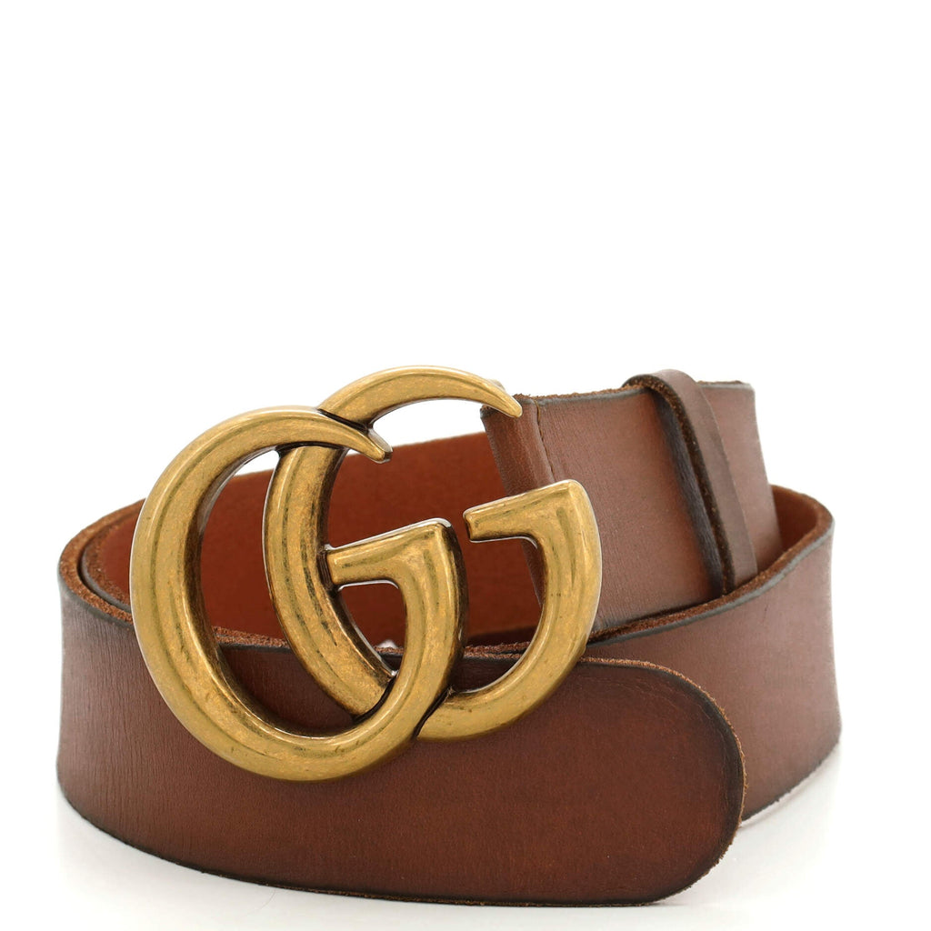 GG Marmont Belt Leather Wide 80