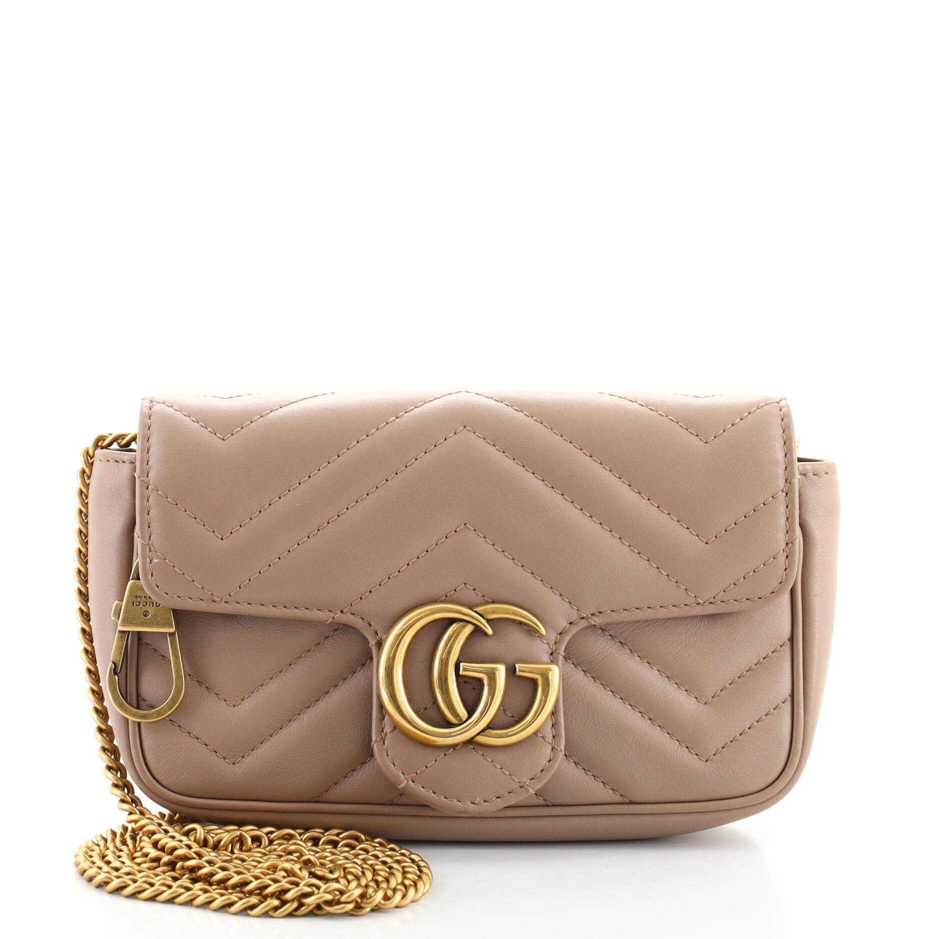 GG Marmont Flap Bag Matelasse Leather Super Mini