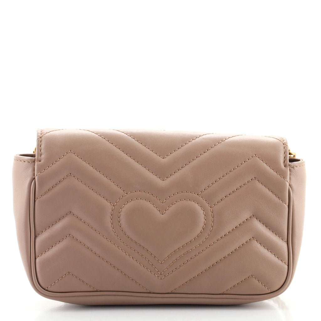 GG Marmont Flap Bag Matelasse Leather Super Mini