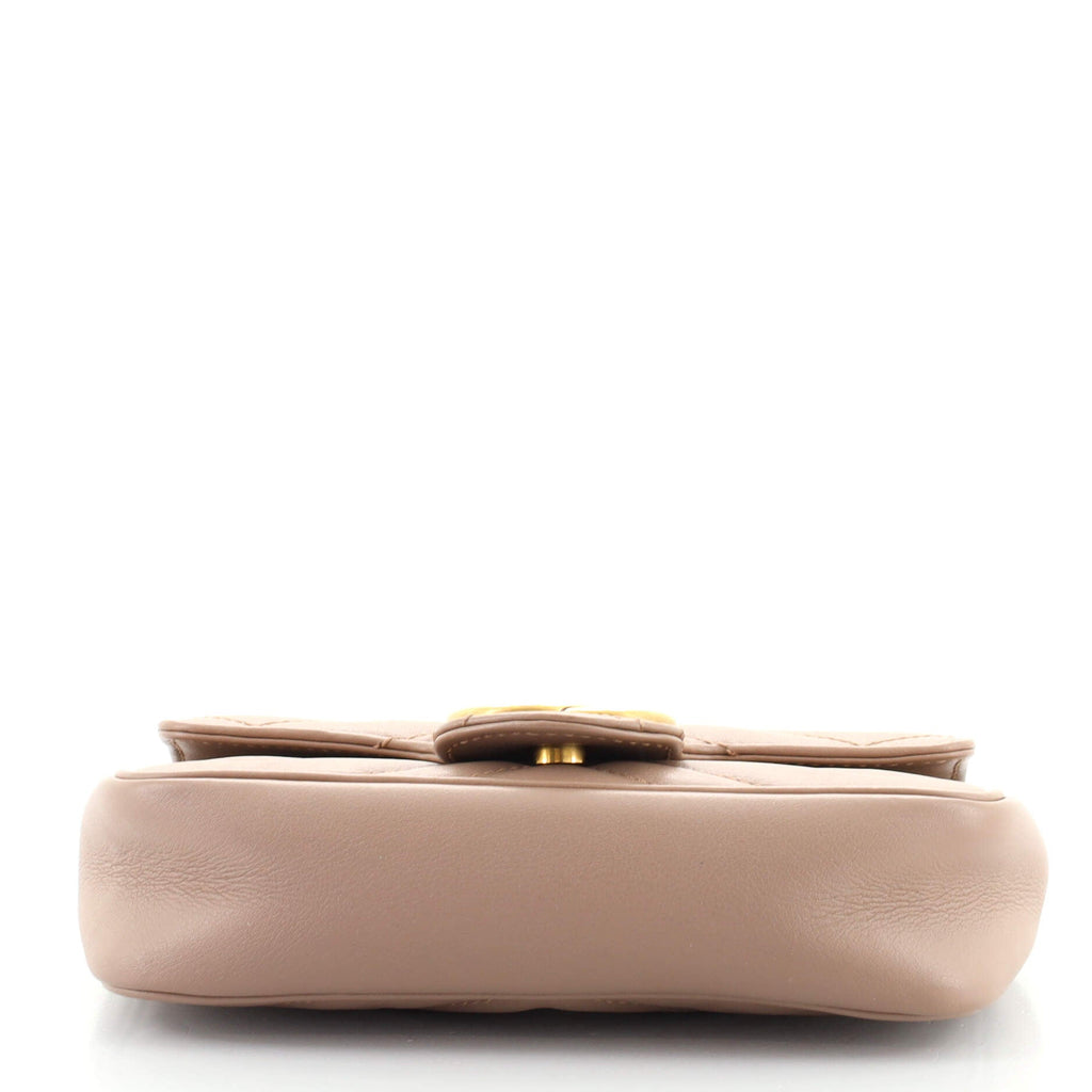 GG Marmont Flap Bag Matelasse Leather Super Mini