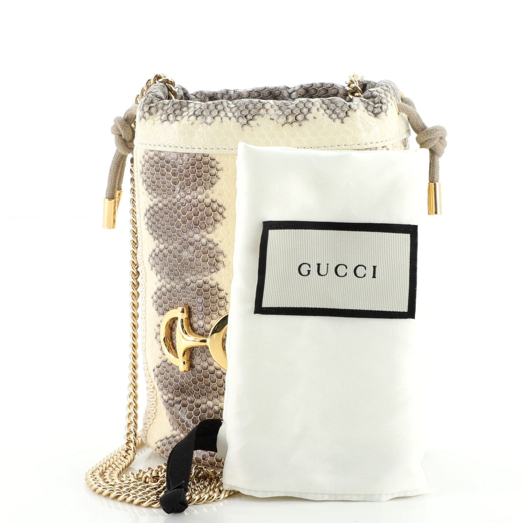 Zumi Bucket Bag Snakeskin Mini