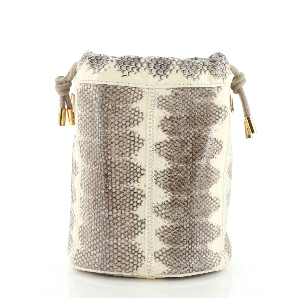 Zumi Bucket Bag Snakeskin Mini