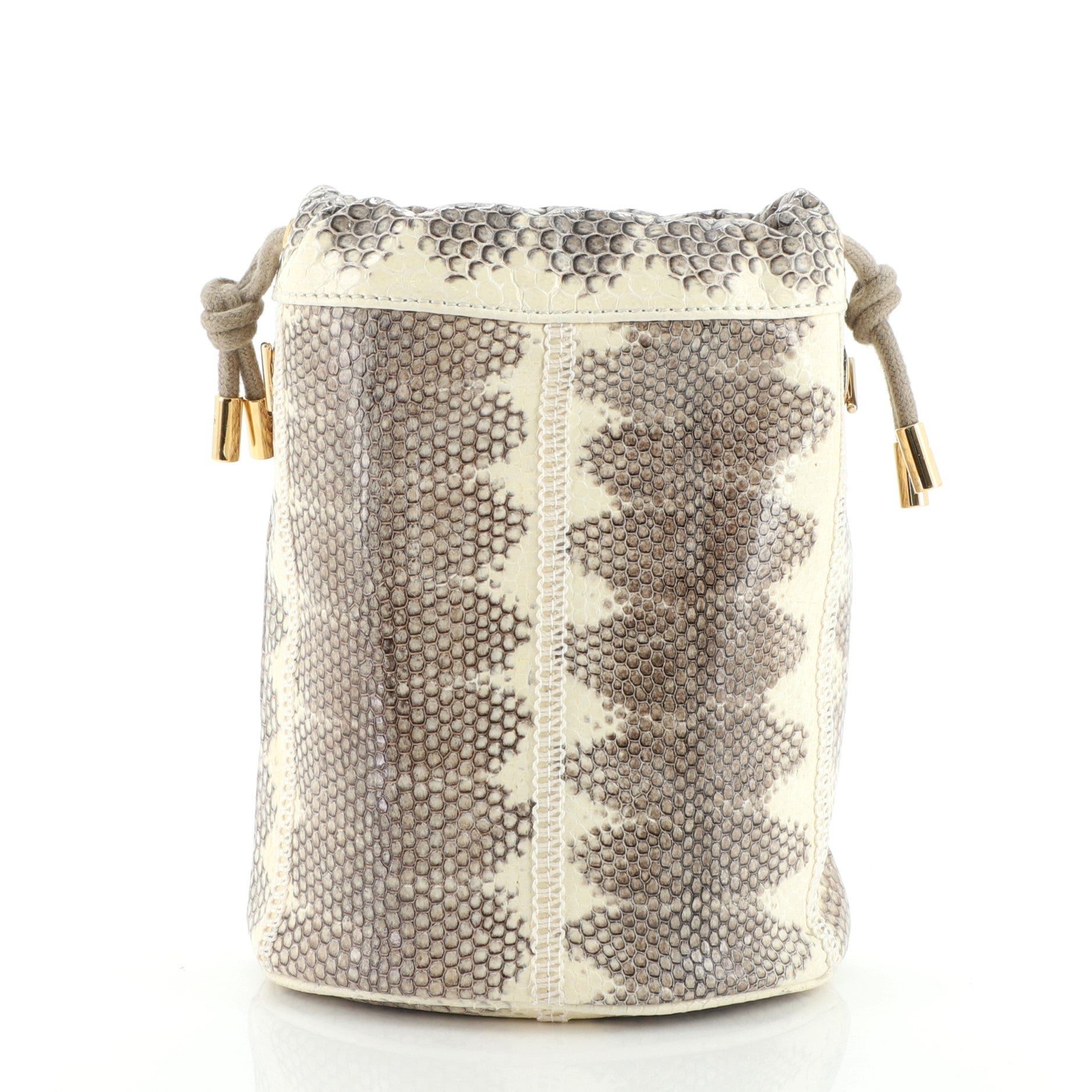 Zumi Bucket Bag Snakeskin Mini