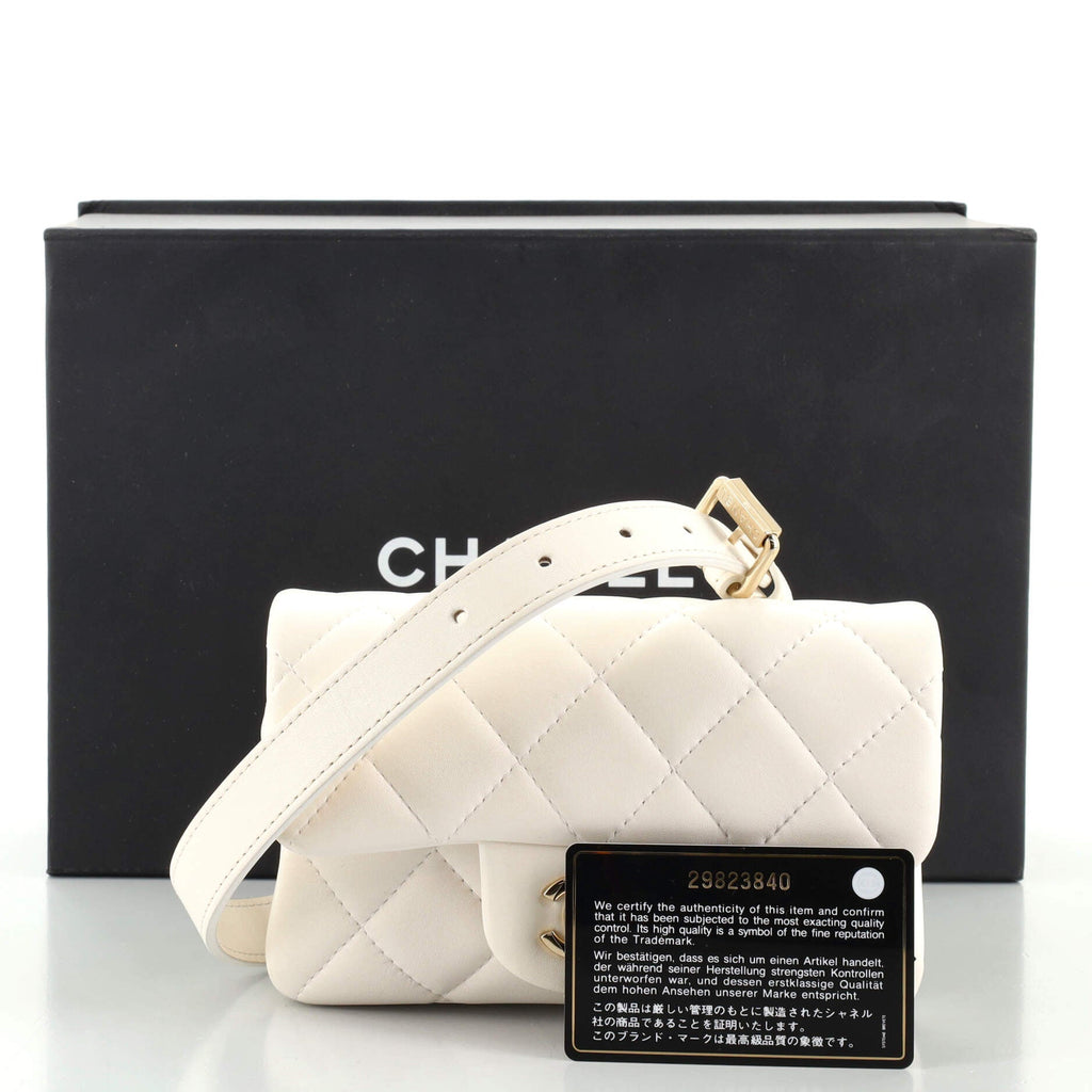 My Precious Pearls Waist Bag Quilted Lambskin Mini
