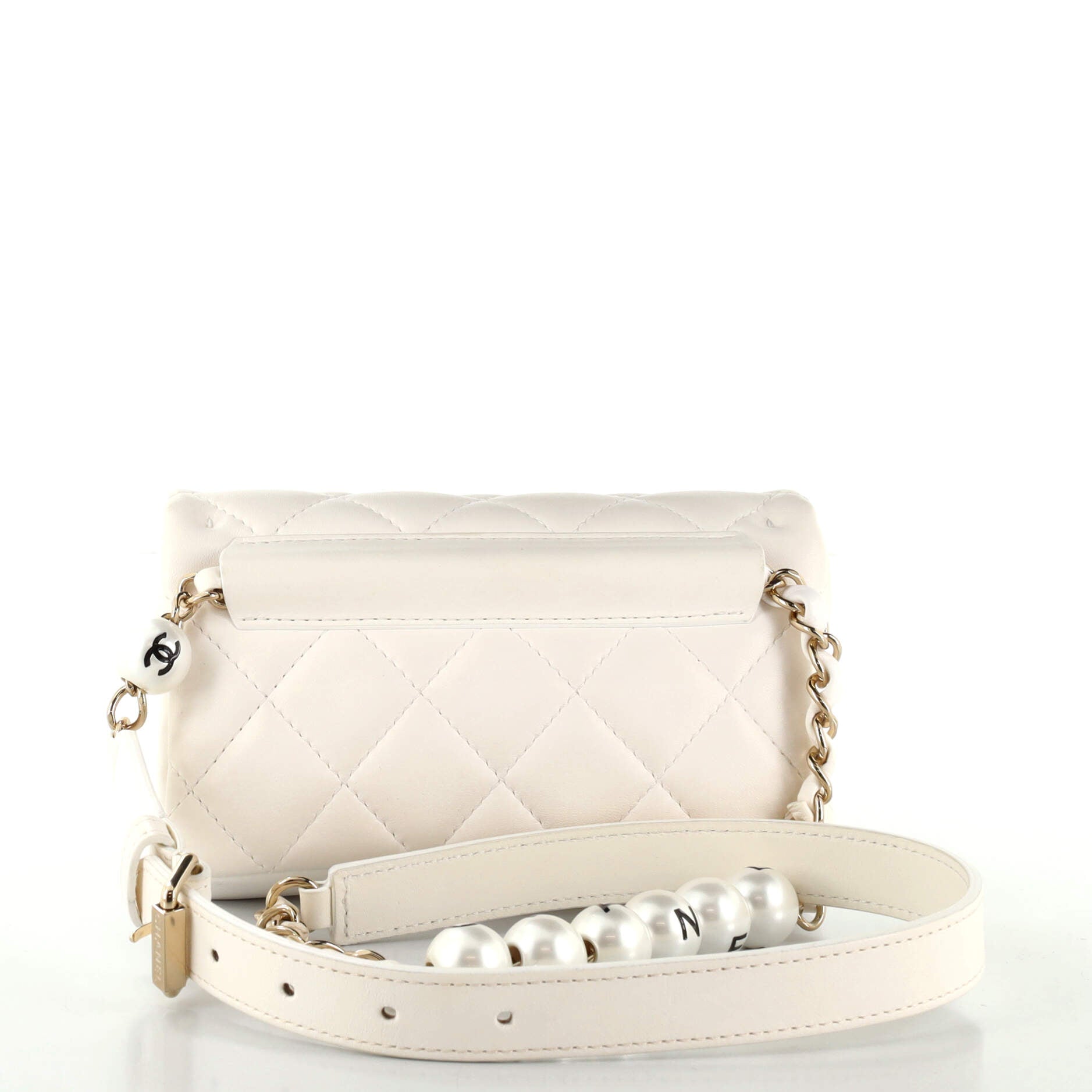 My Precious Pearls Waist Bag Quilted Lambskin Mini